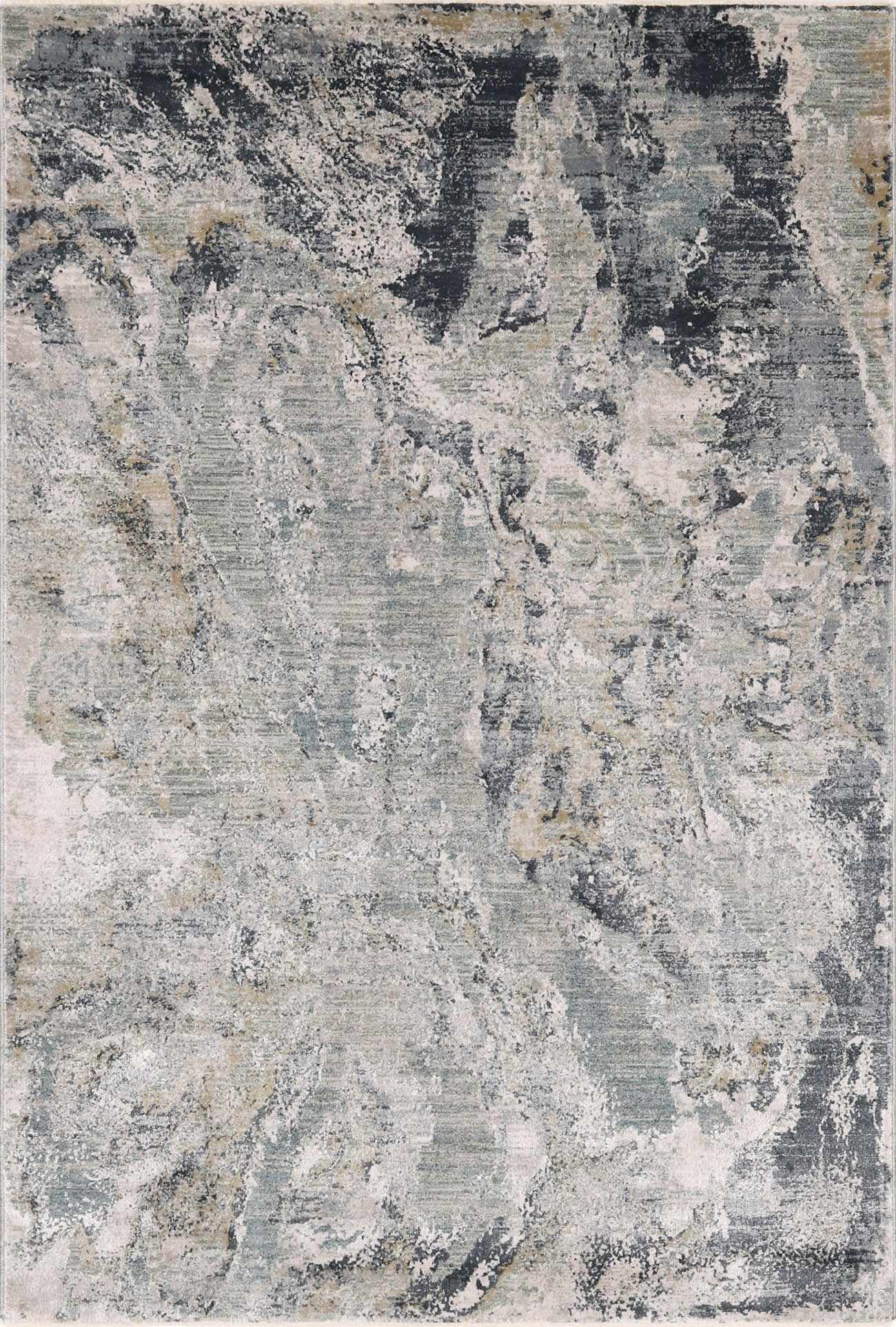 Maddington Gray Marble Thick Luxe Rug