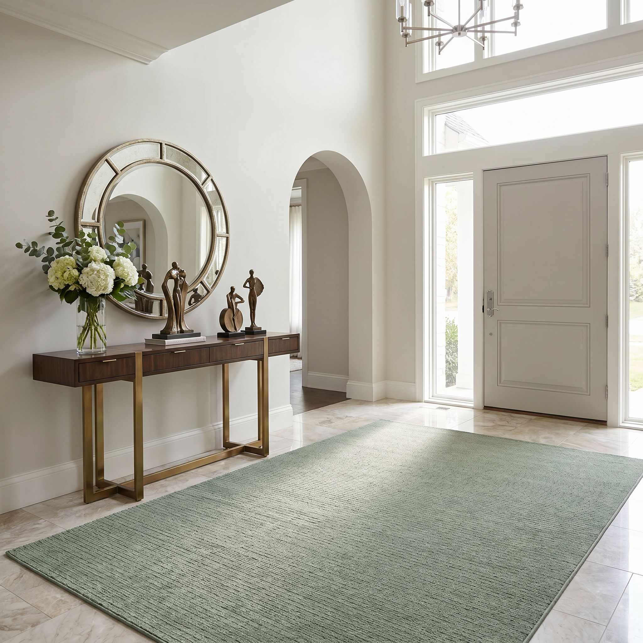 Levent Olive Area Rug