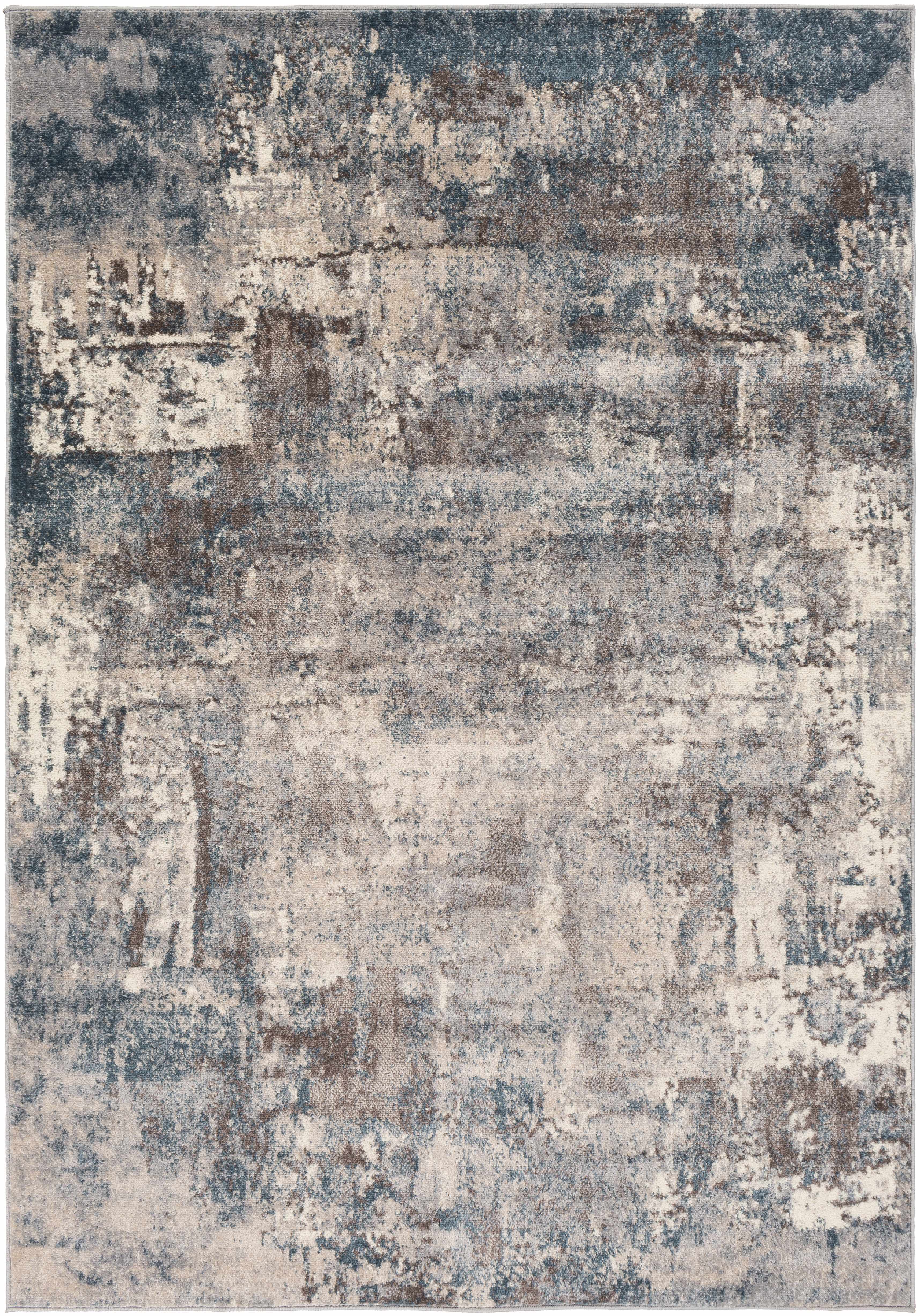 Netherfield Abstract Gray Rug
