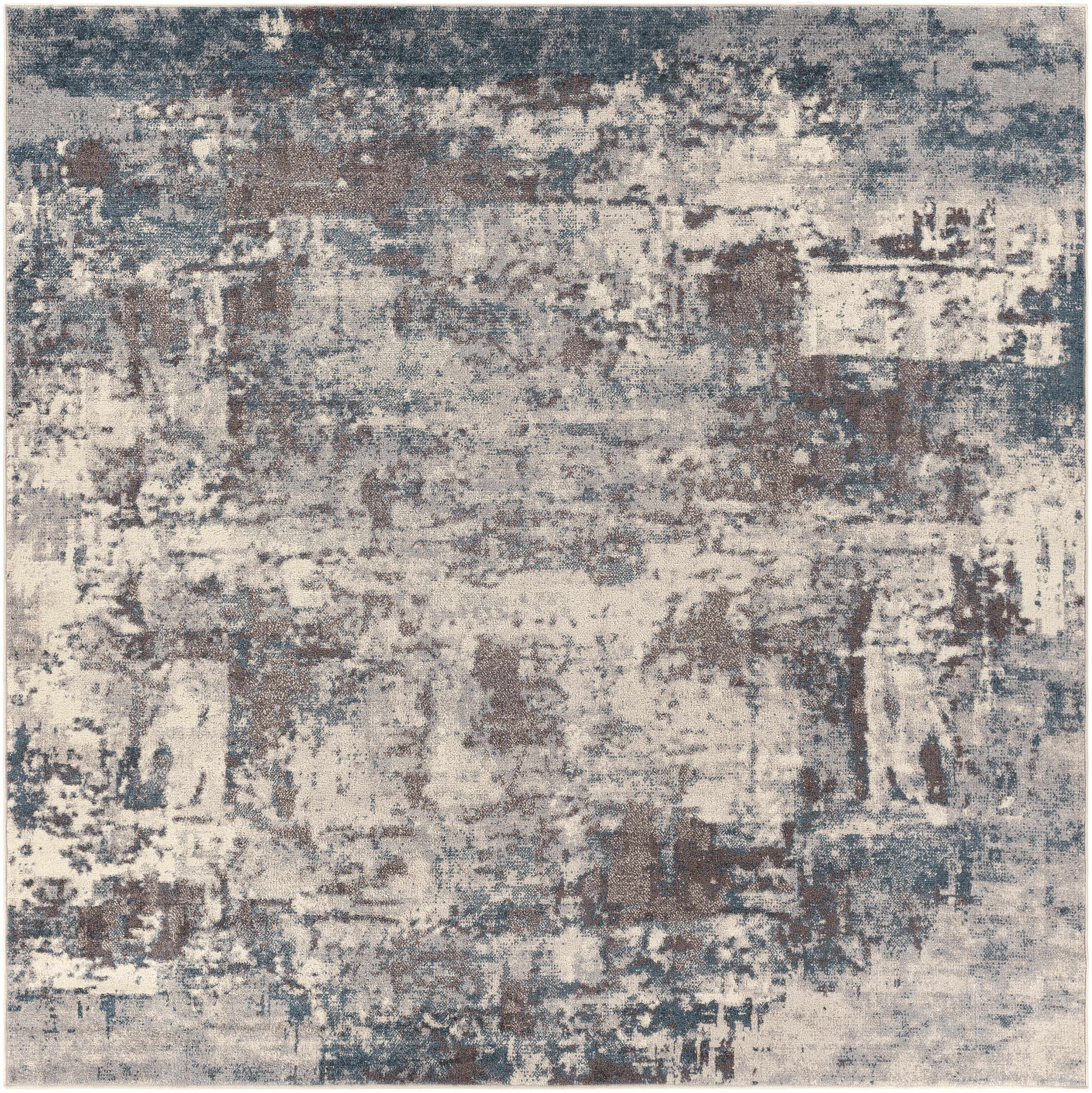 Netherfield Abstract Gray Rug