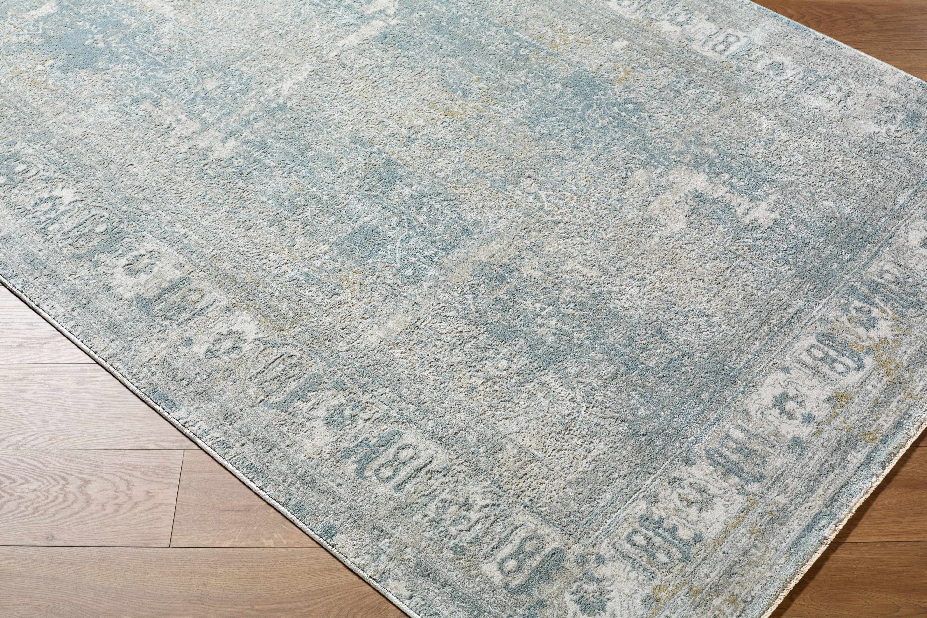 Pryce Blue Gray Thick Luxe Boutique Rug