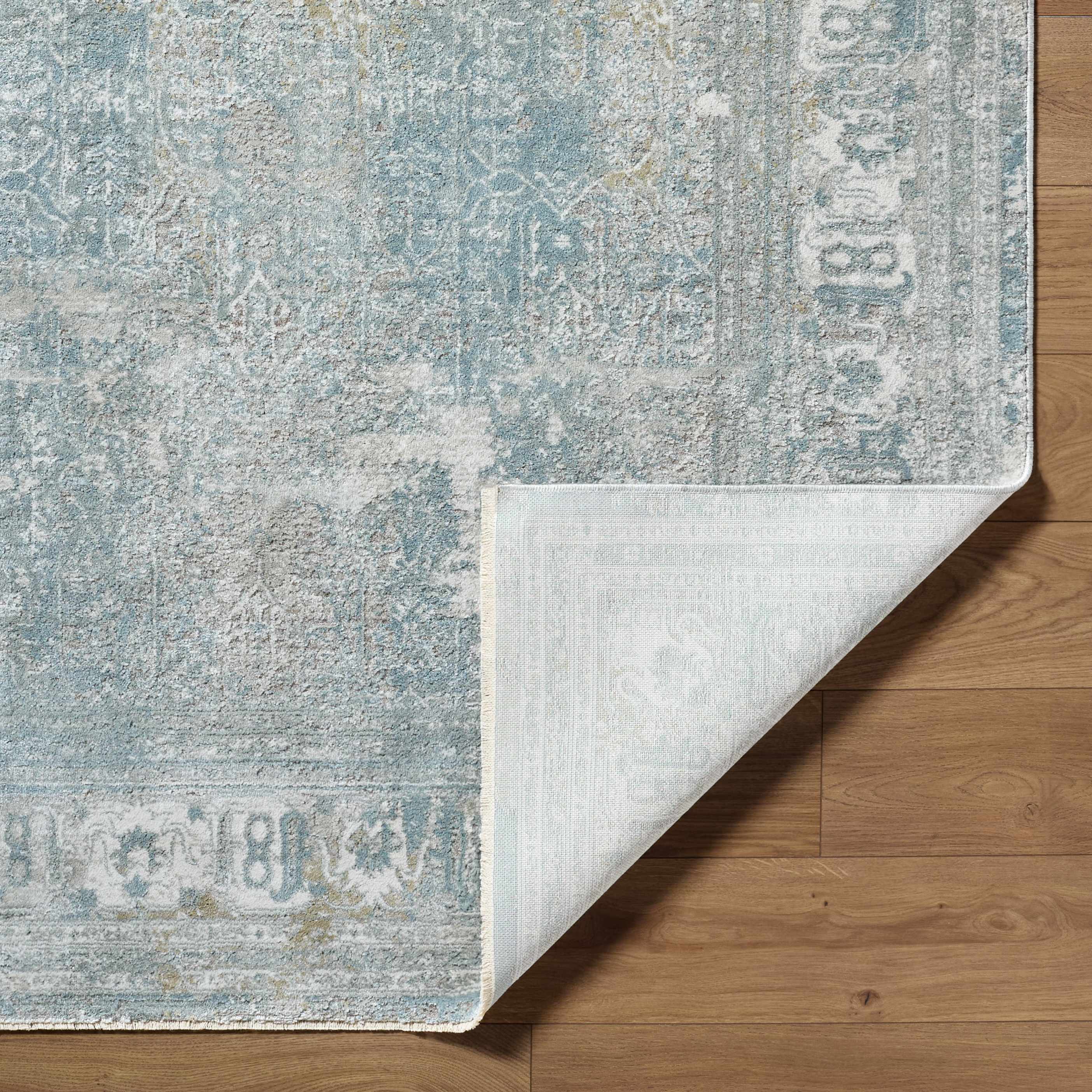 Pryce Blue Gray Thick Luxe Boutique Rug