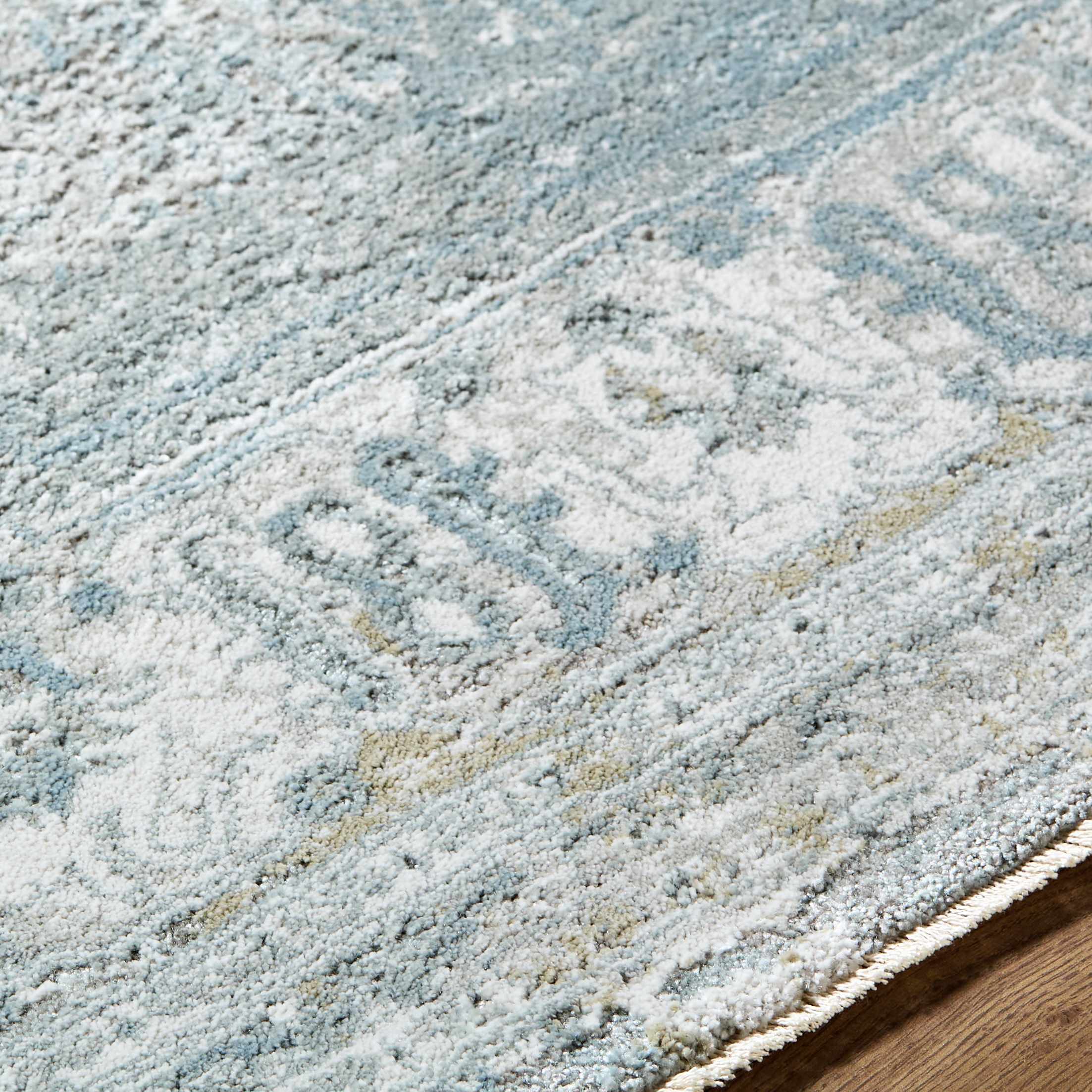 Pryce Blue Gray Thick Luxe Boutique Rug
