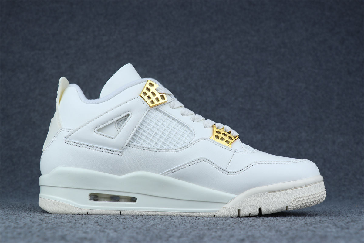 Wmns Air Jordan 4 Retro 'Metallic Gold'