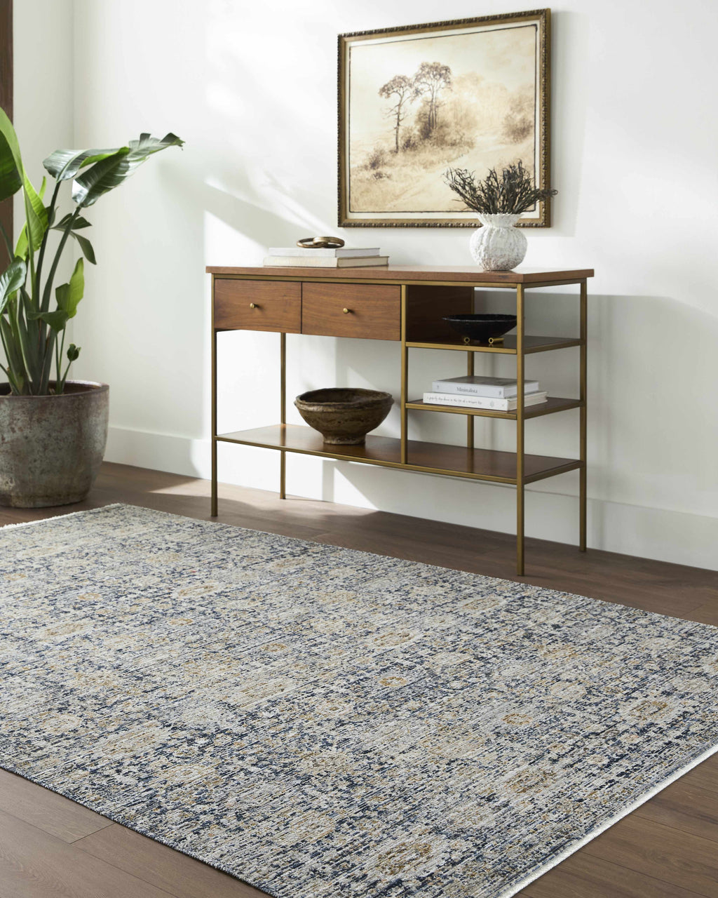 Ren Outdoor Machine Woven Becki Owens x LIVABLISS BOMG-2300 Washable Area Rug