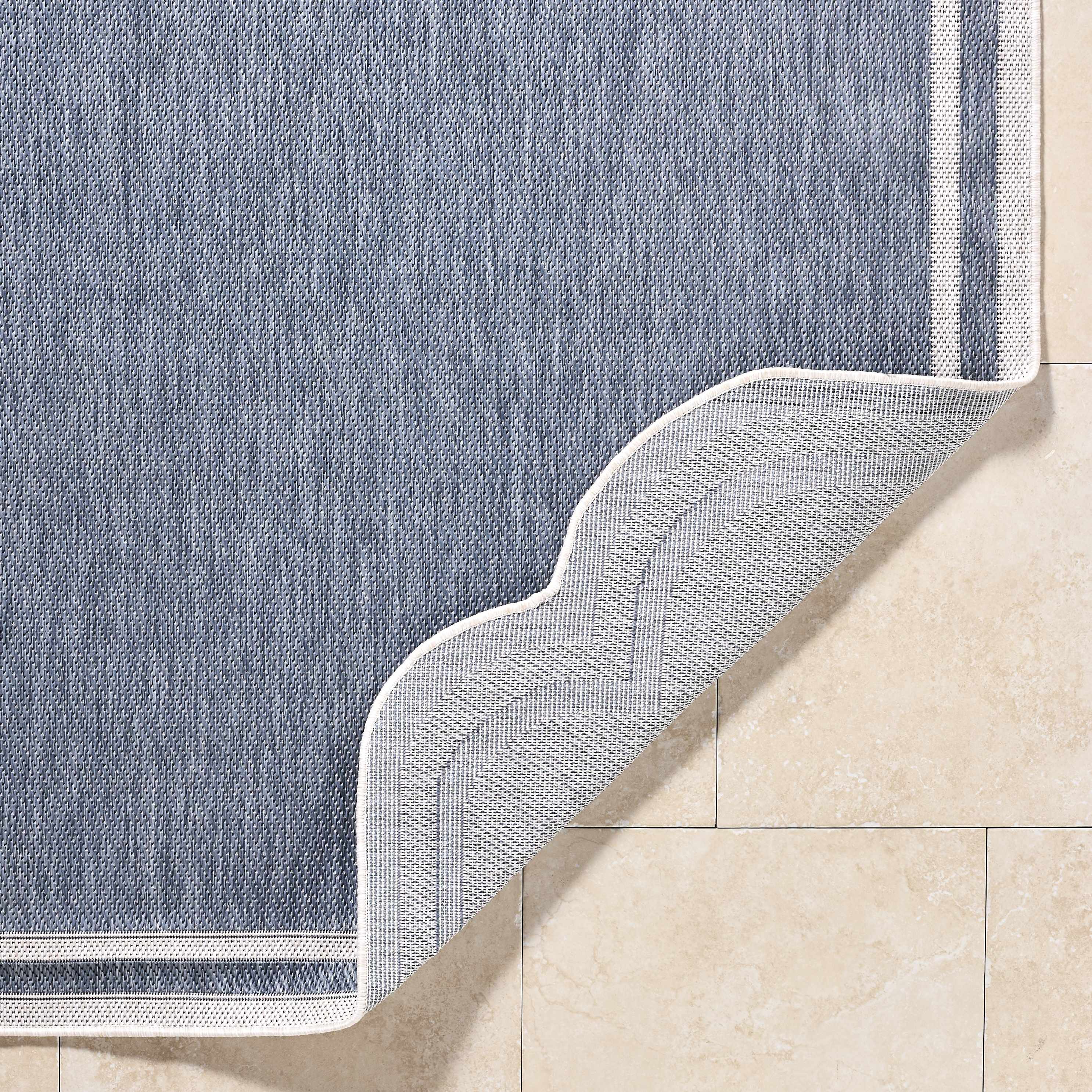 Arnola Blue Outdoor Rug
