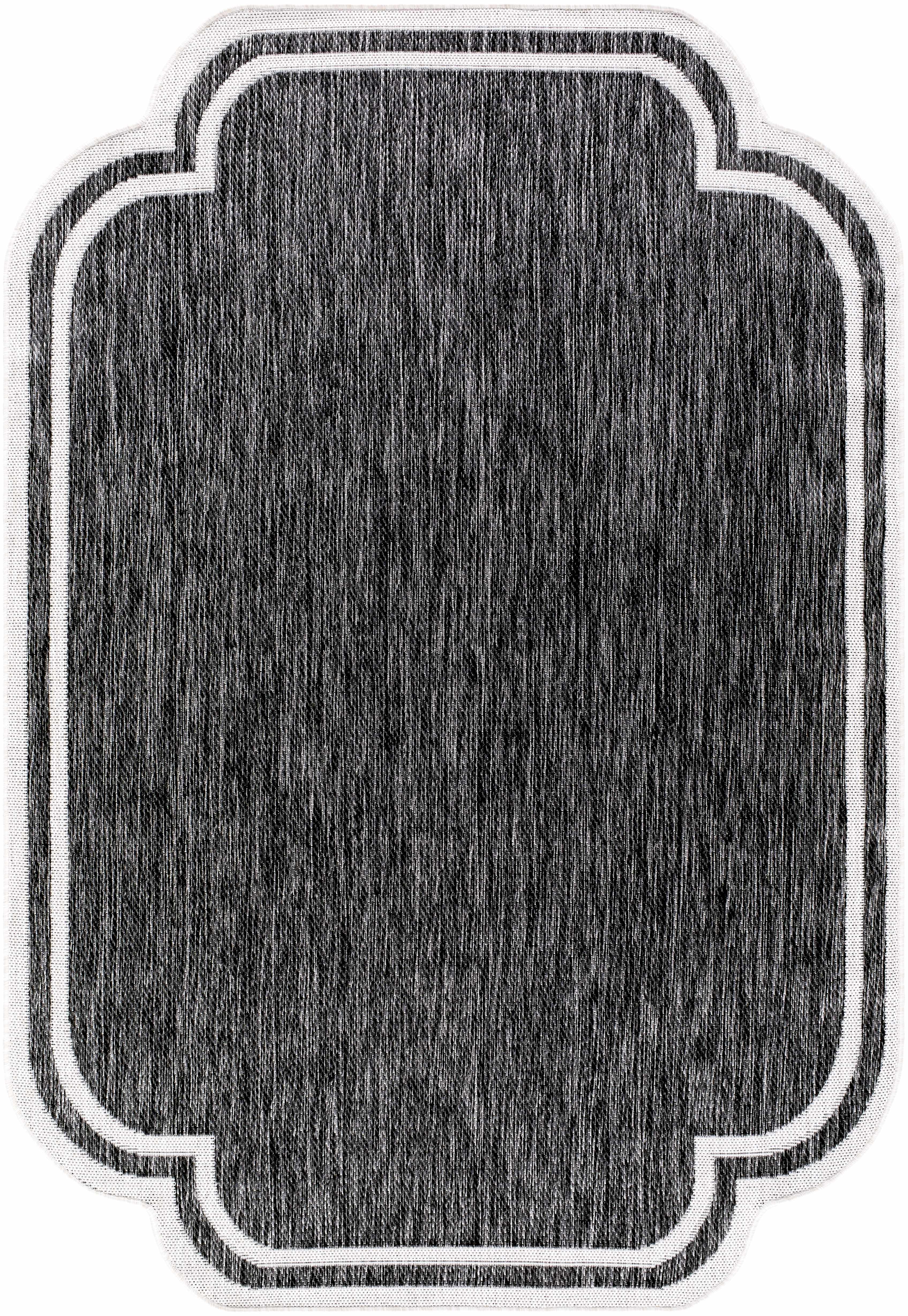 Arnola Black Outdoor Rug