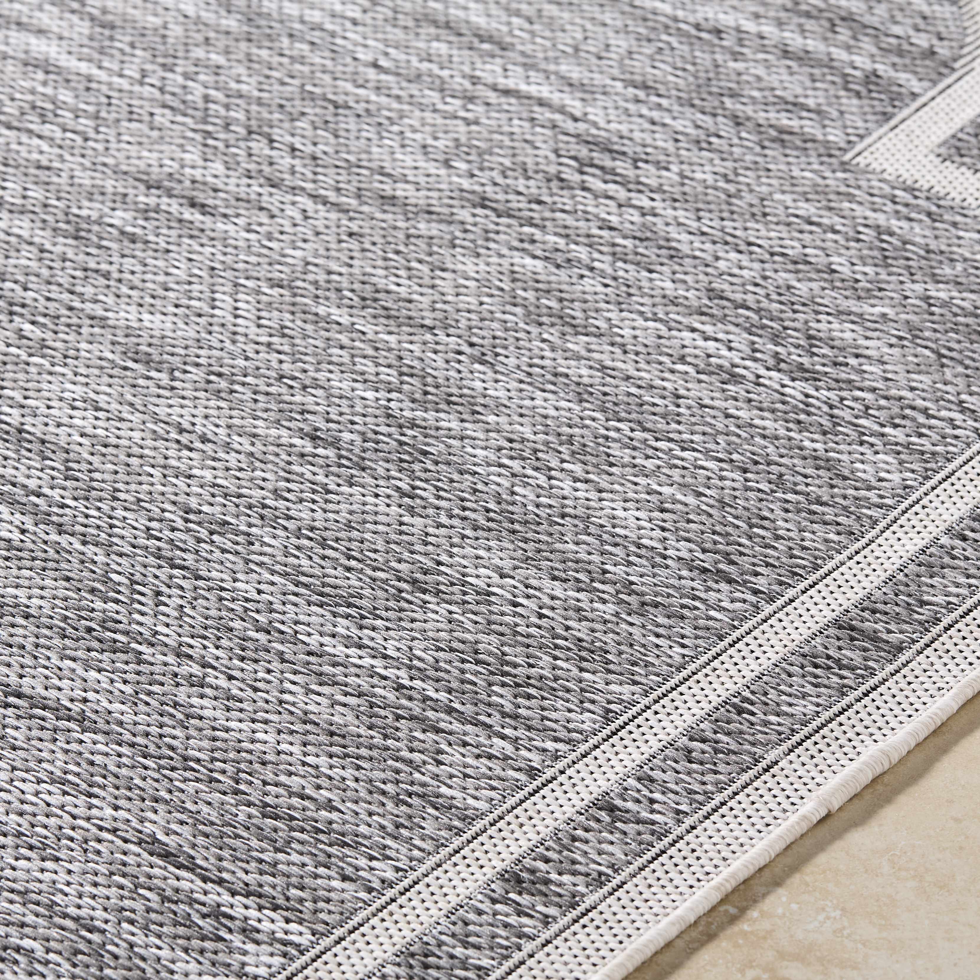 Arnola Gray Outdoor Rug