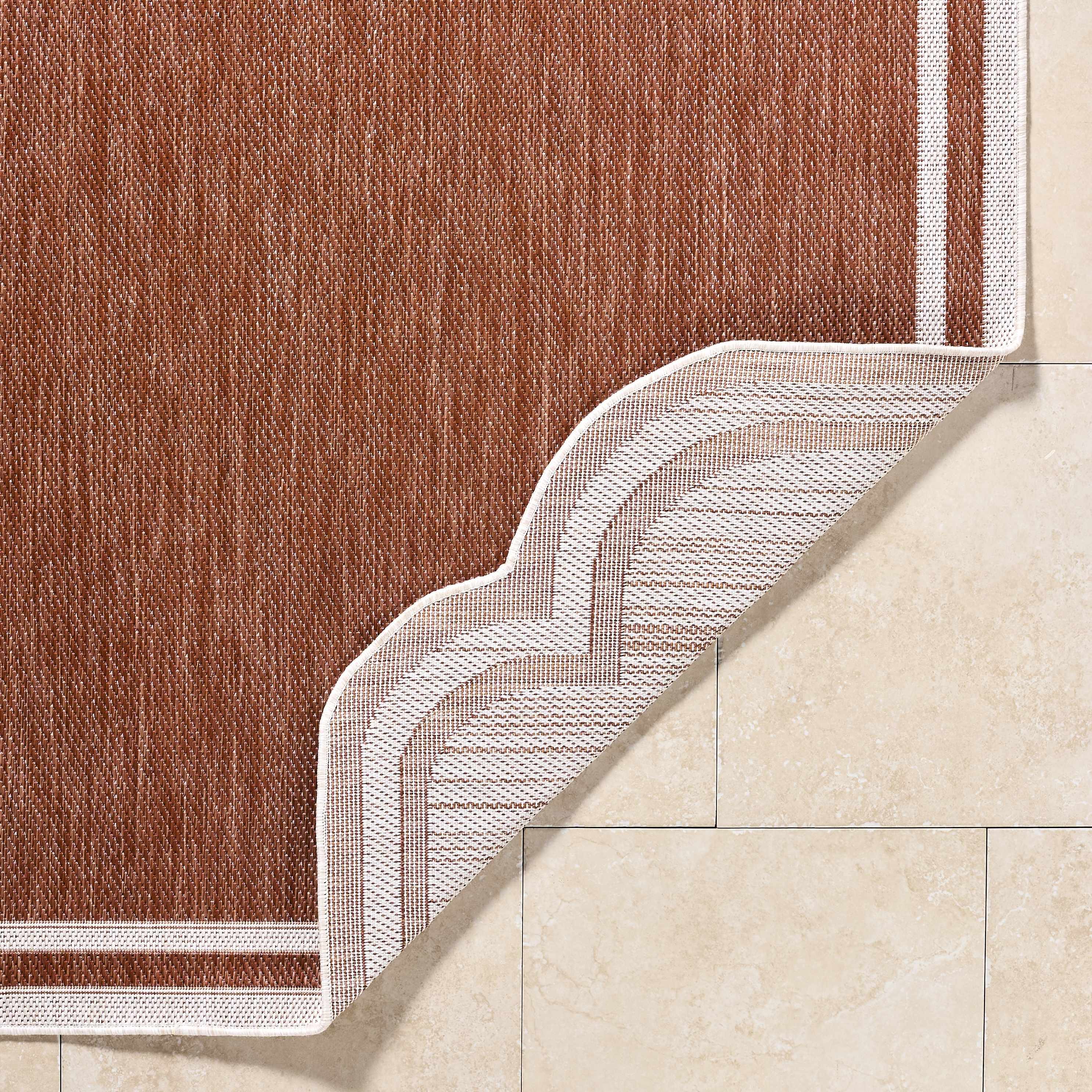 Arnola Brown Outdoor Rug