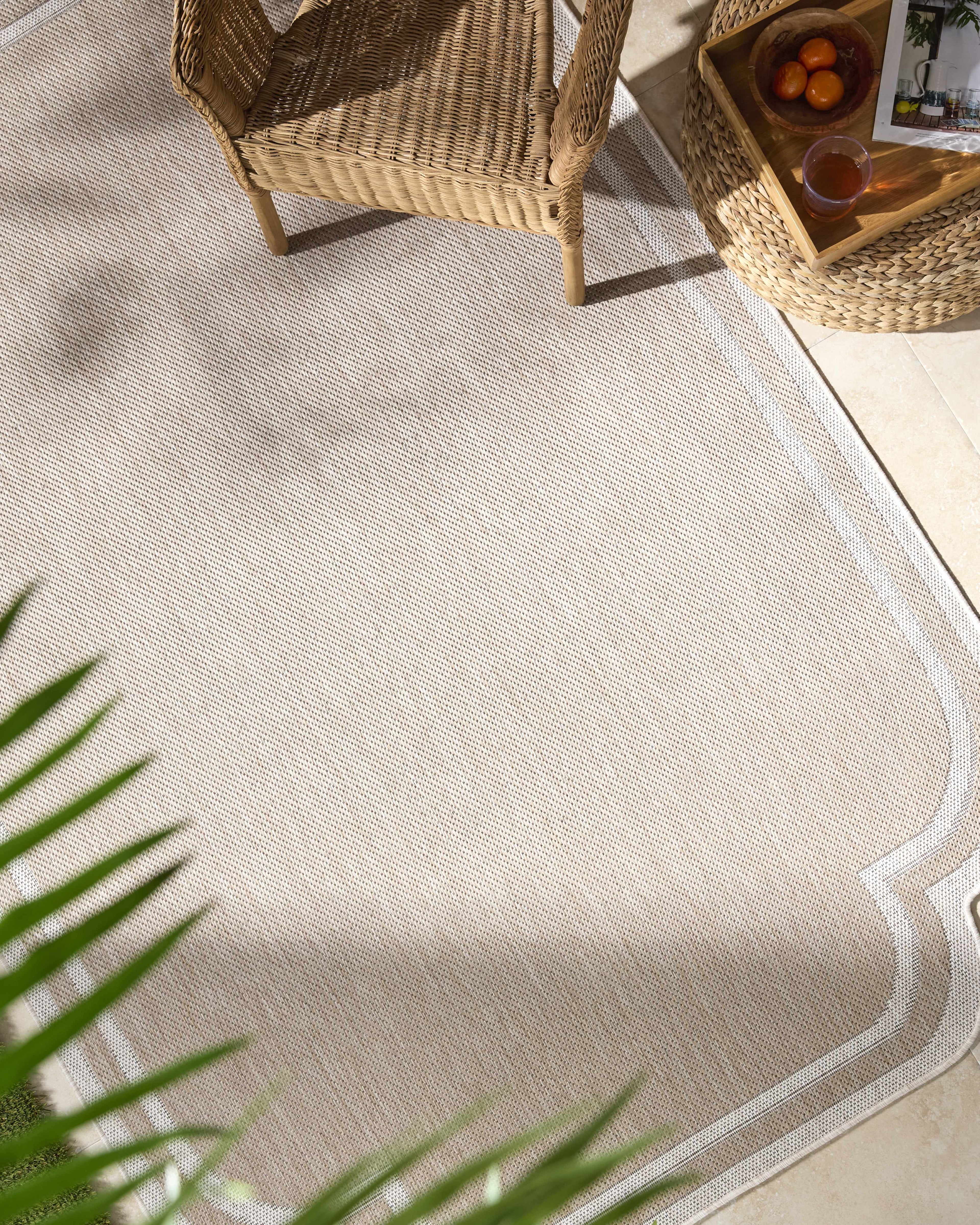 Arnola Tan Outdoor Rug