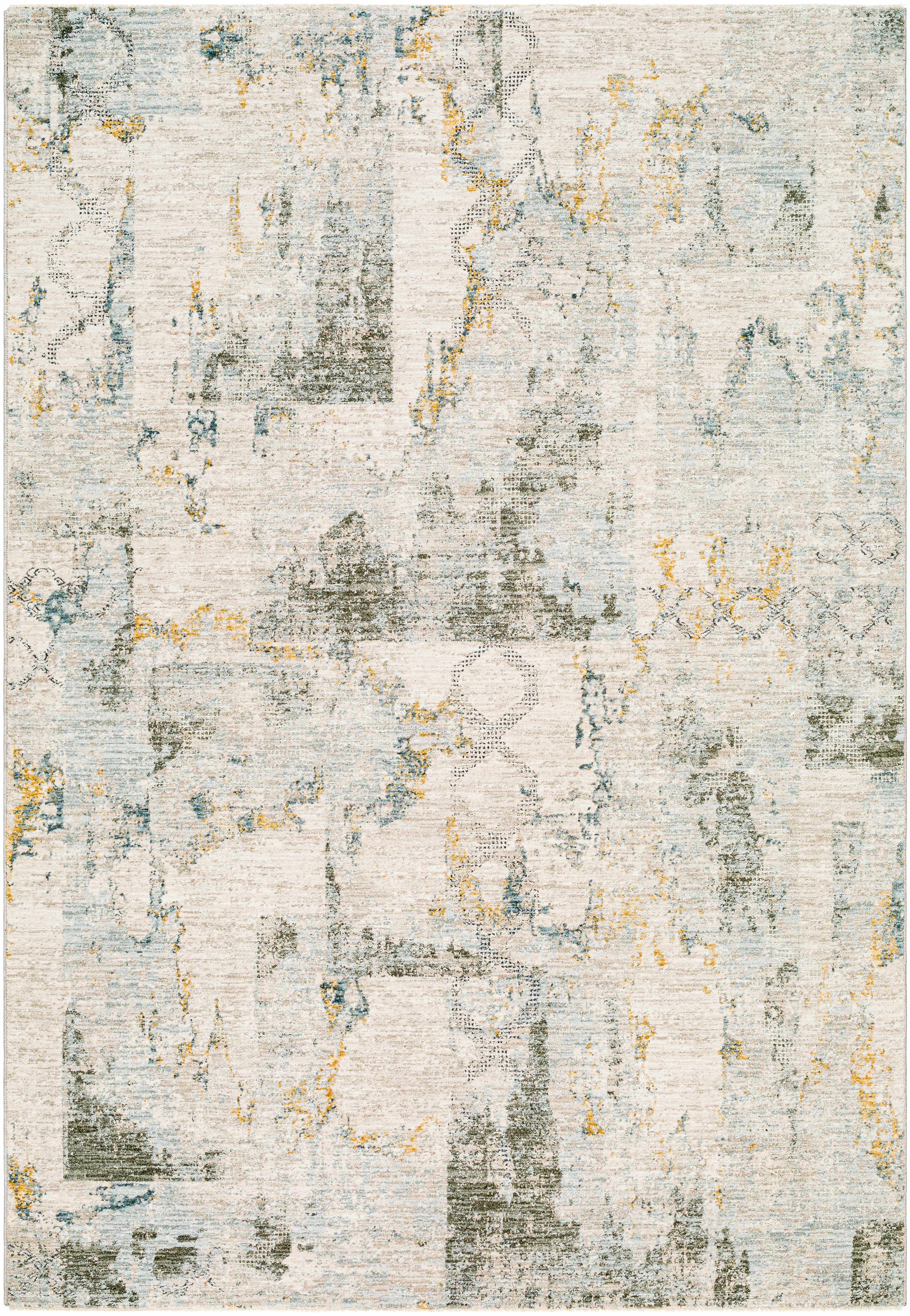 Adlai Textured Rug with Fringes