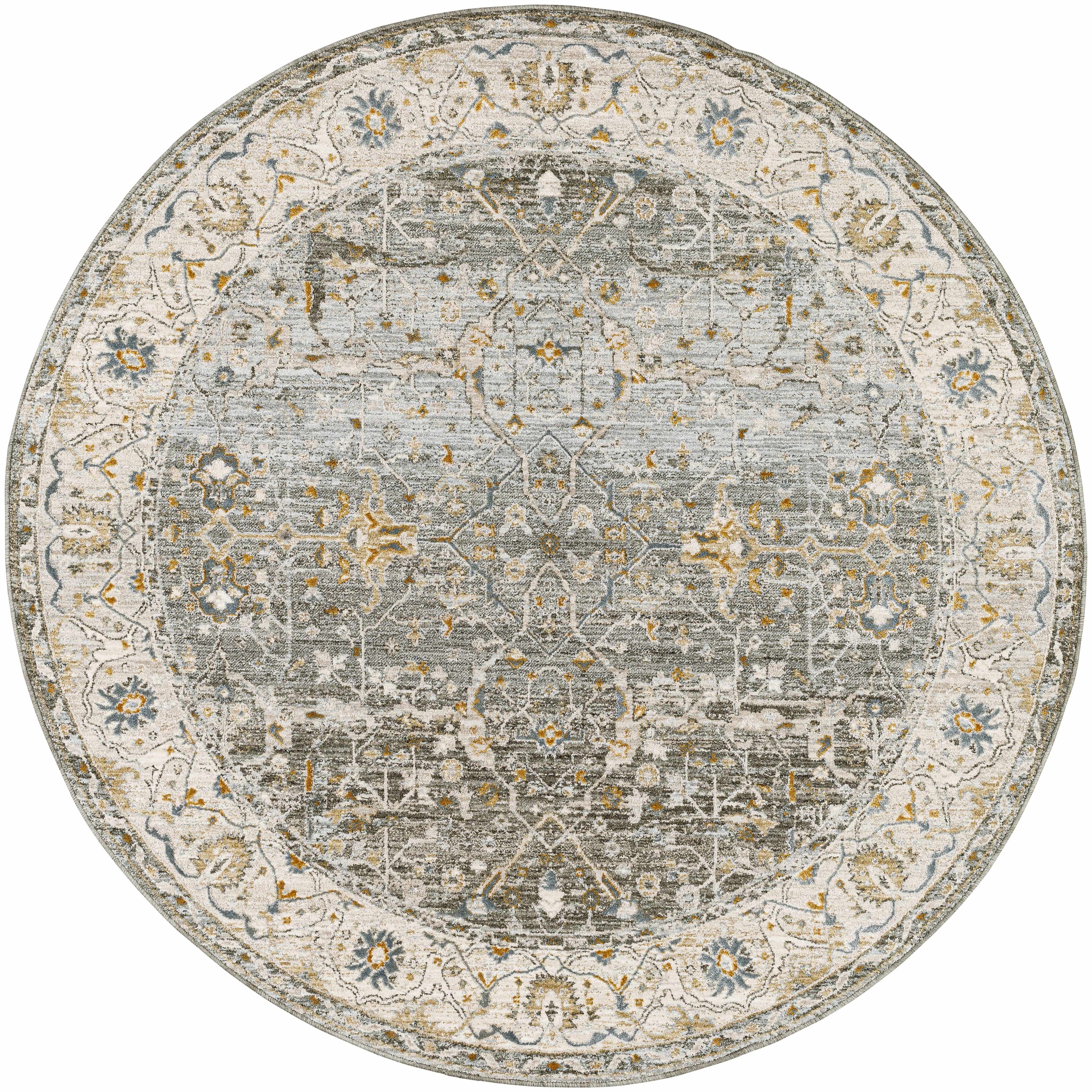 Aviva Teal Textured Rug with Fringes