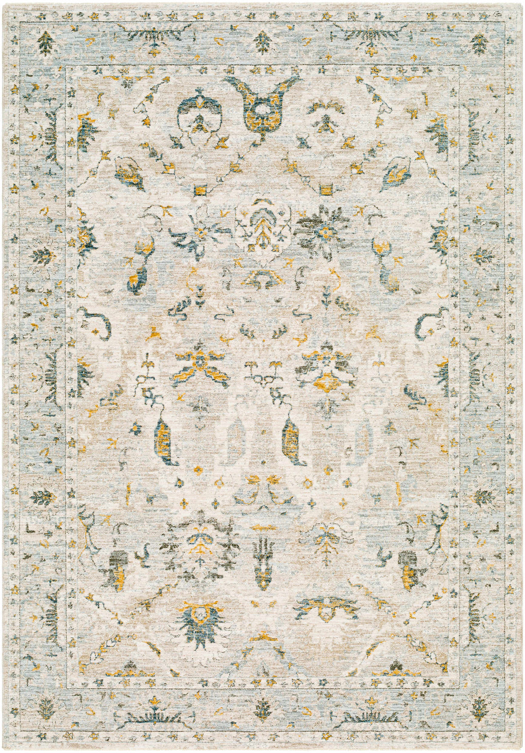 Emile Textured Rug with Fringes