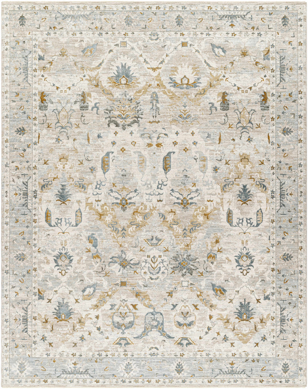 Emile Textured Rug with Fringes