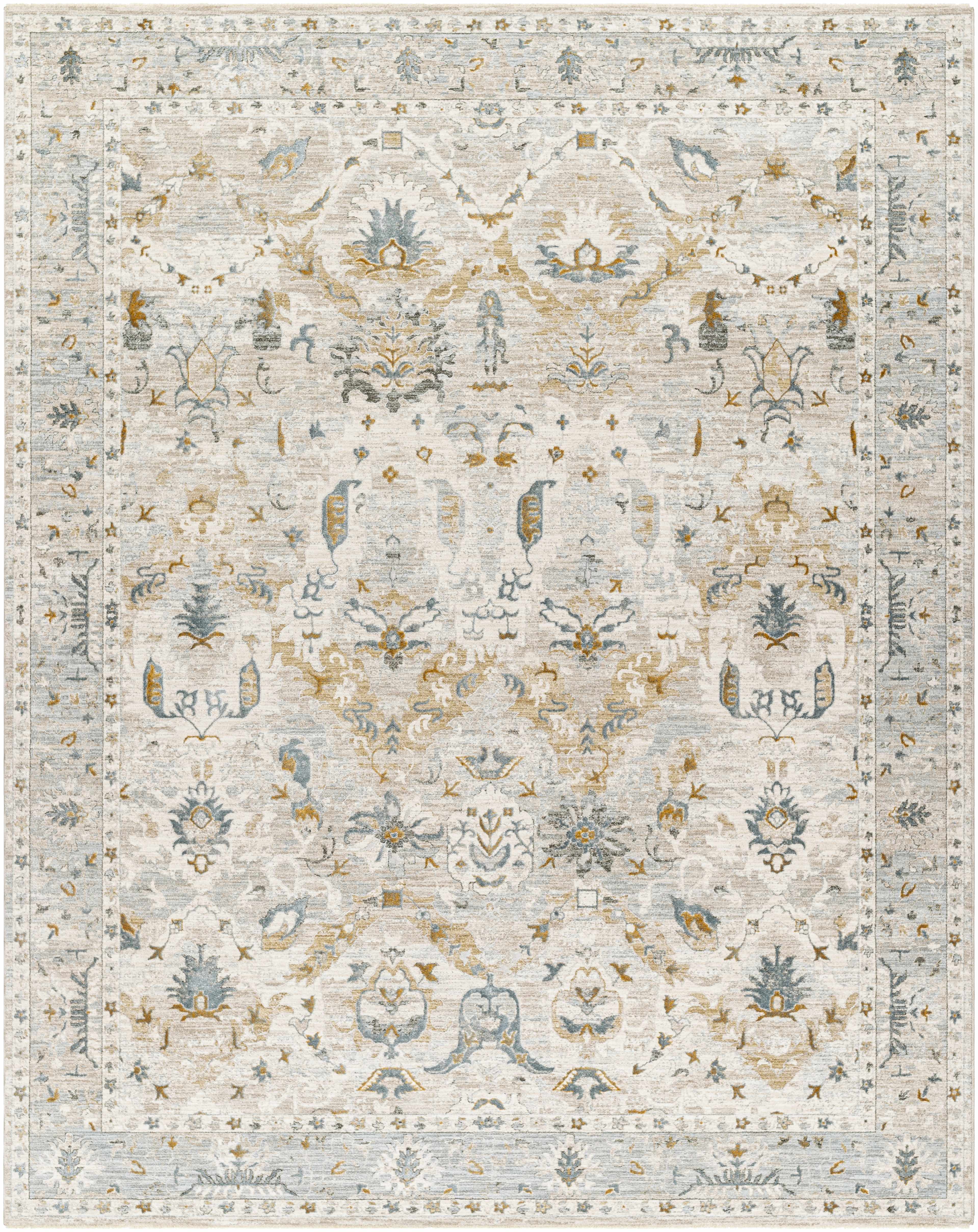 Emile Textured Rug with Fringes