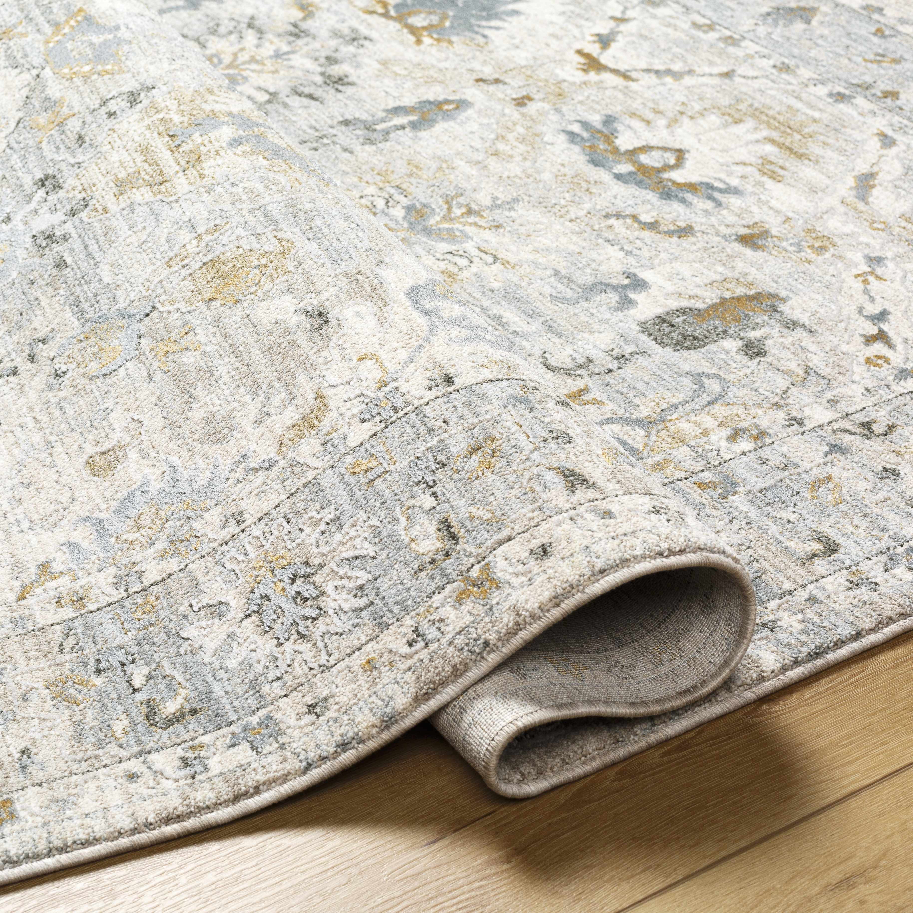 Emile Textured Rug with Fringes