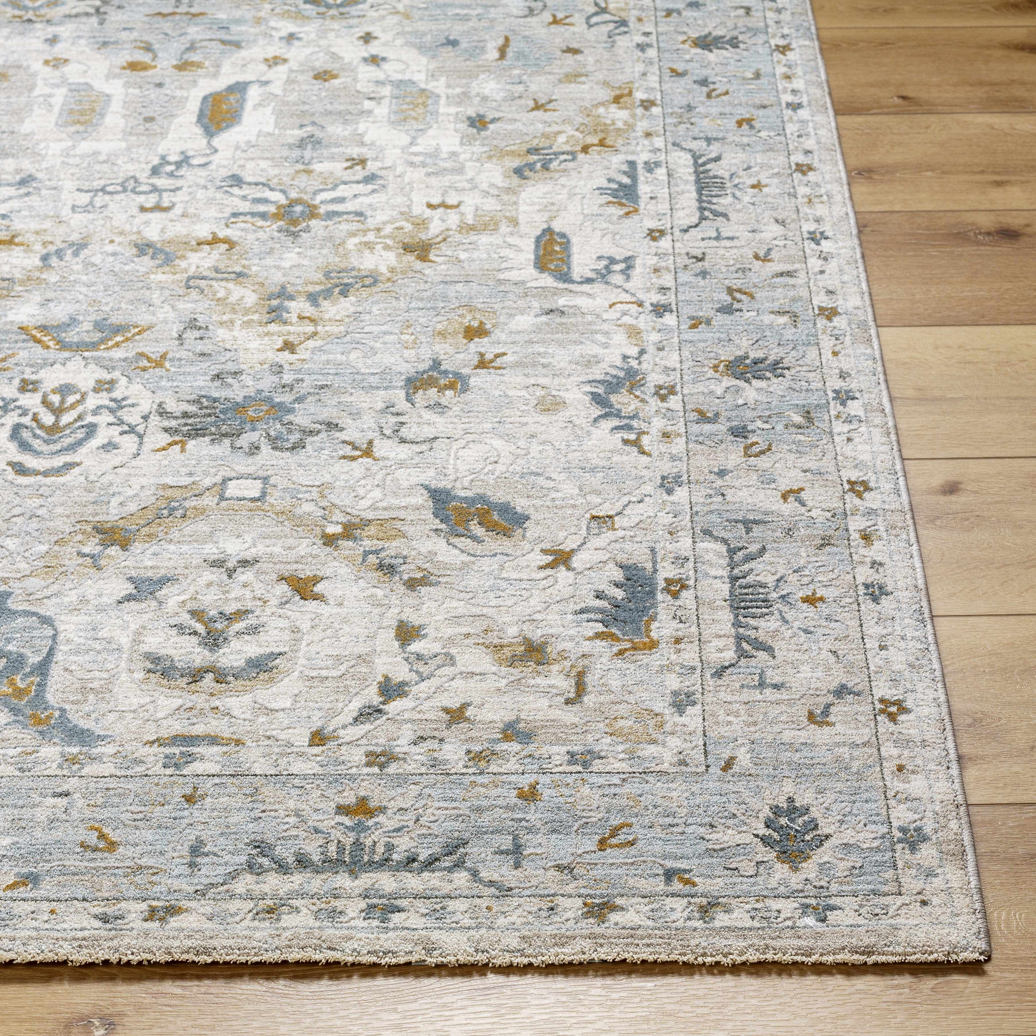 Emile Textured Rug with Fringes