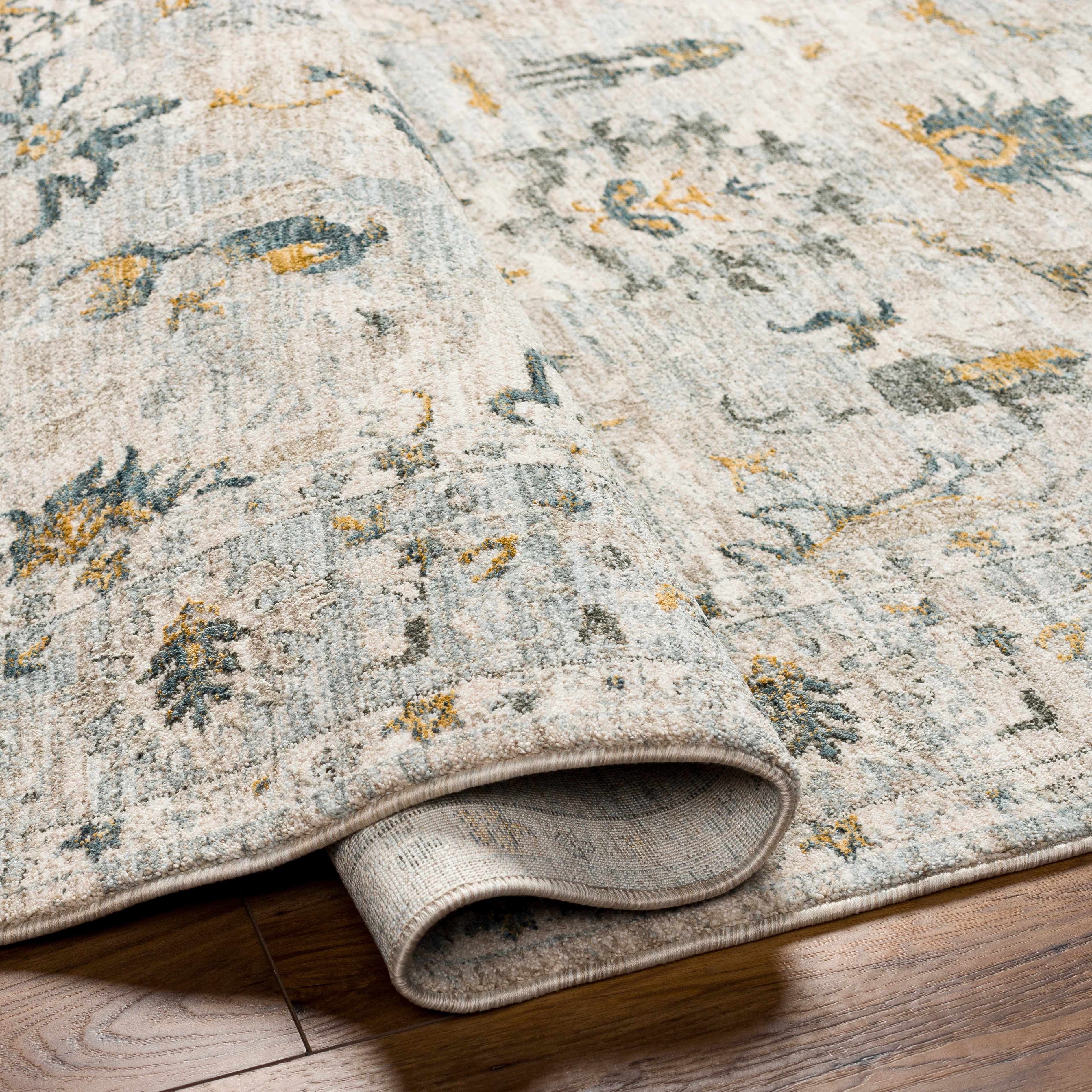Emile Textured Rug with Fringes