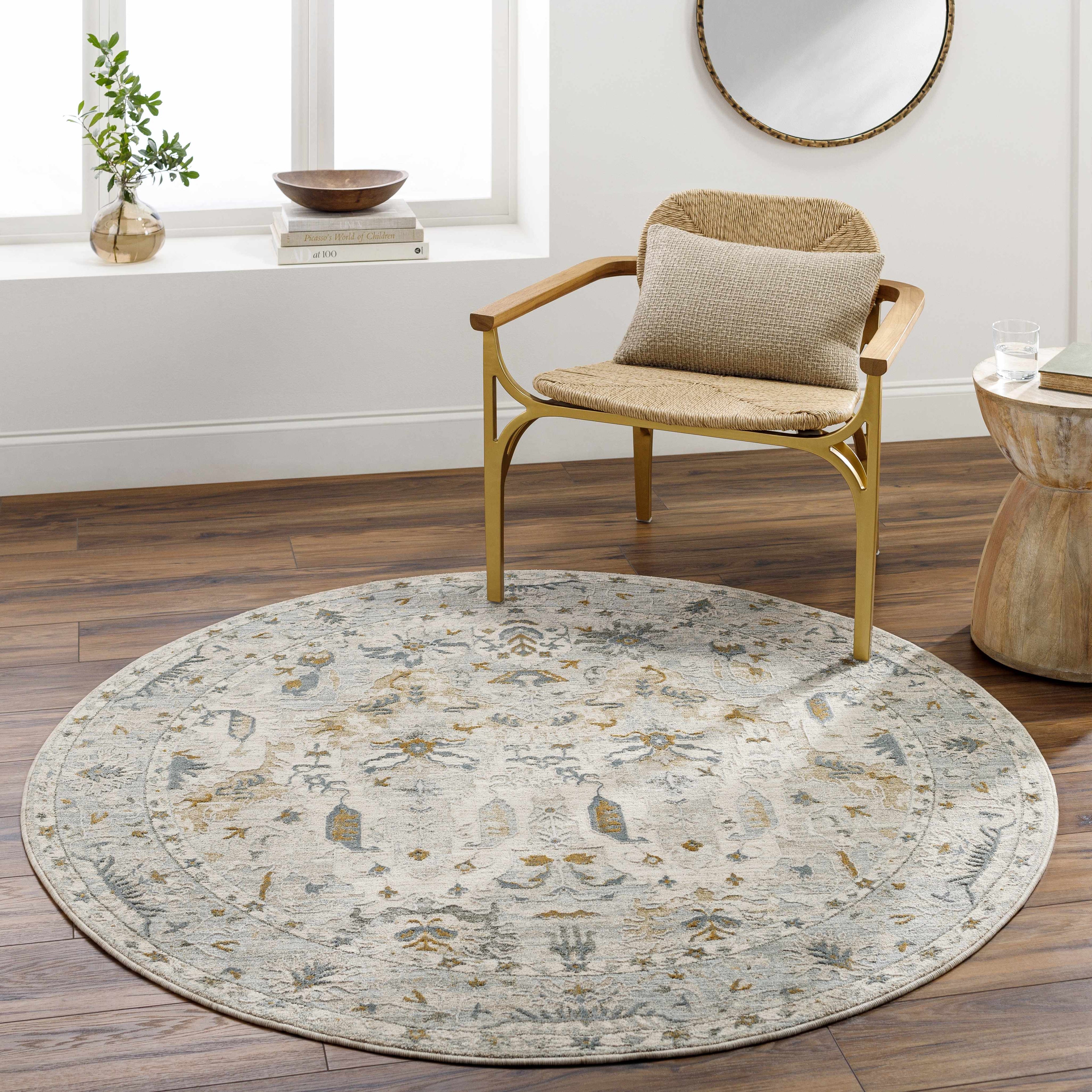 Emile Textured Rug with Fringes