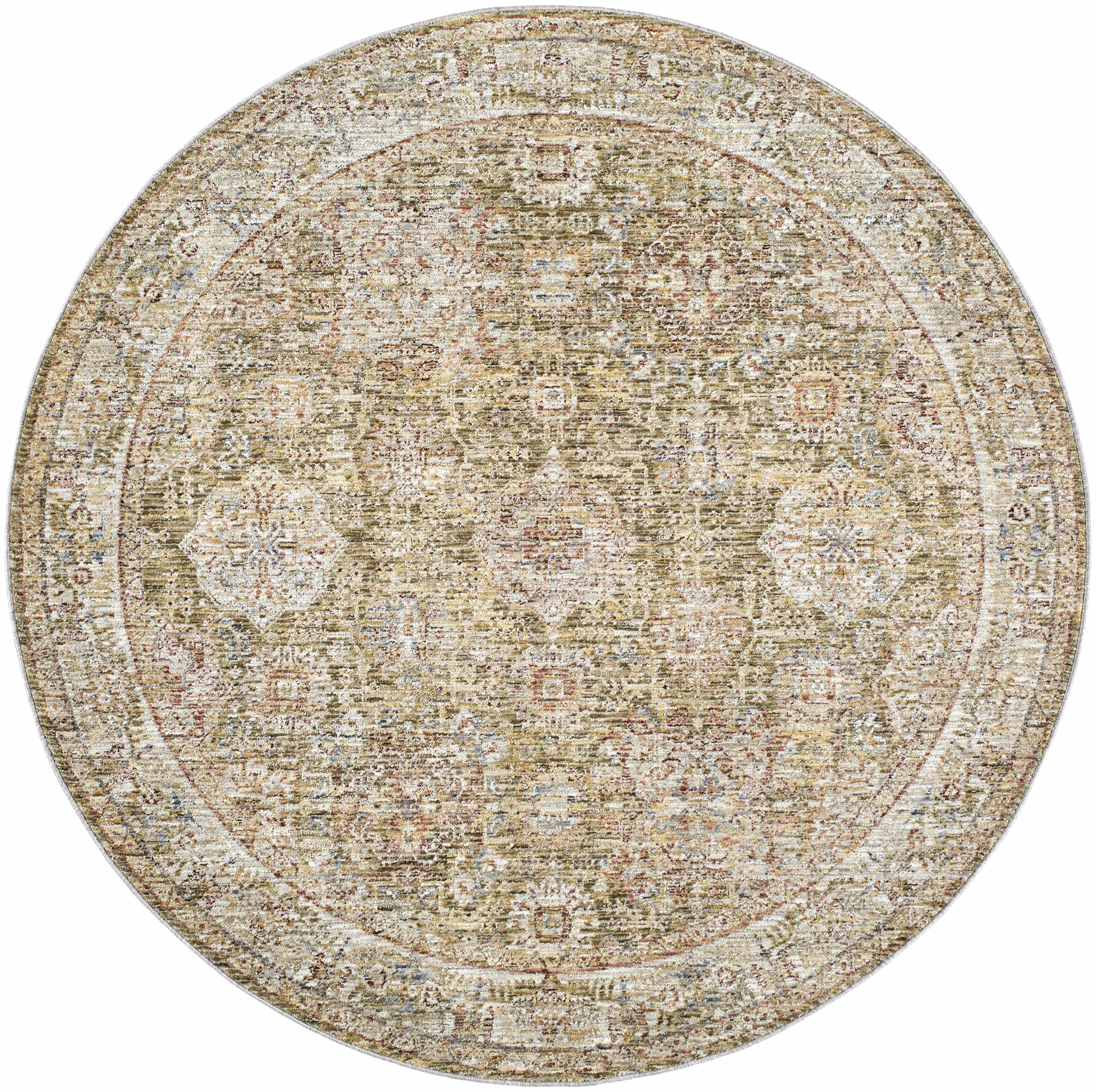 Ange Tan Rich Textured Traditional Rug