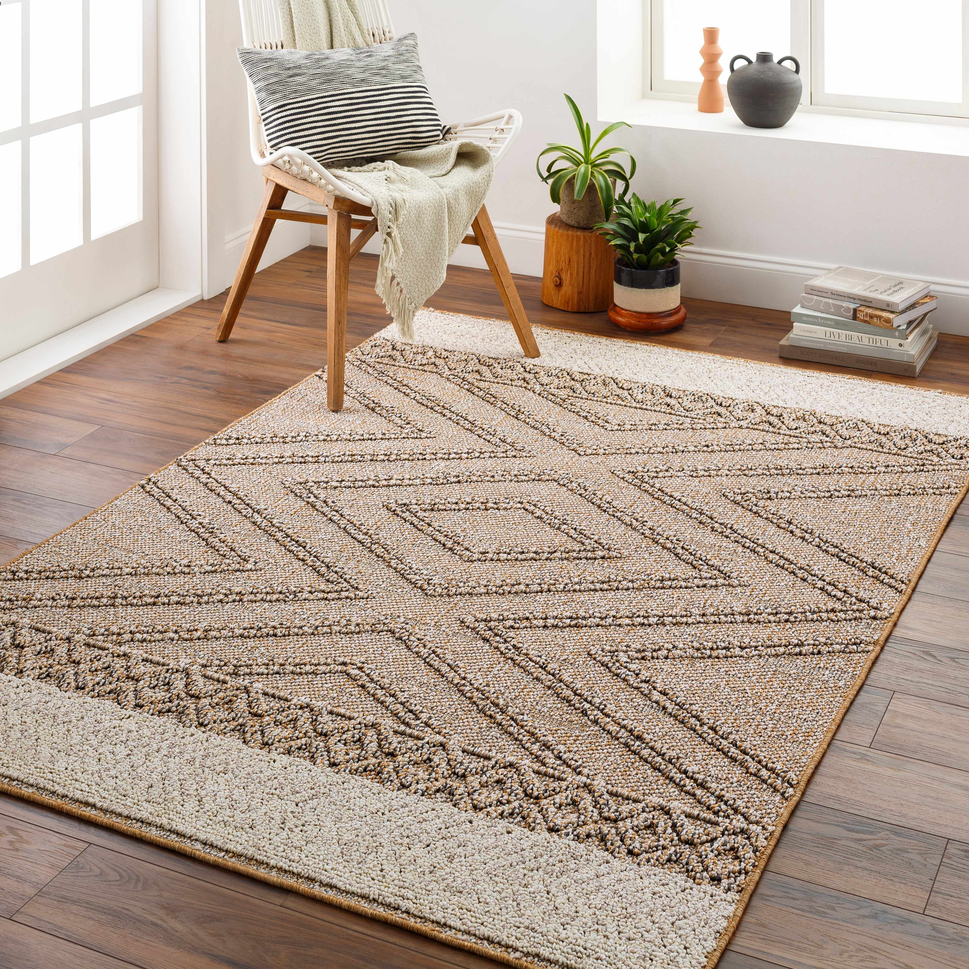 Beige Areli Outdoor Area Rug