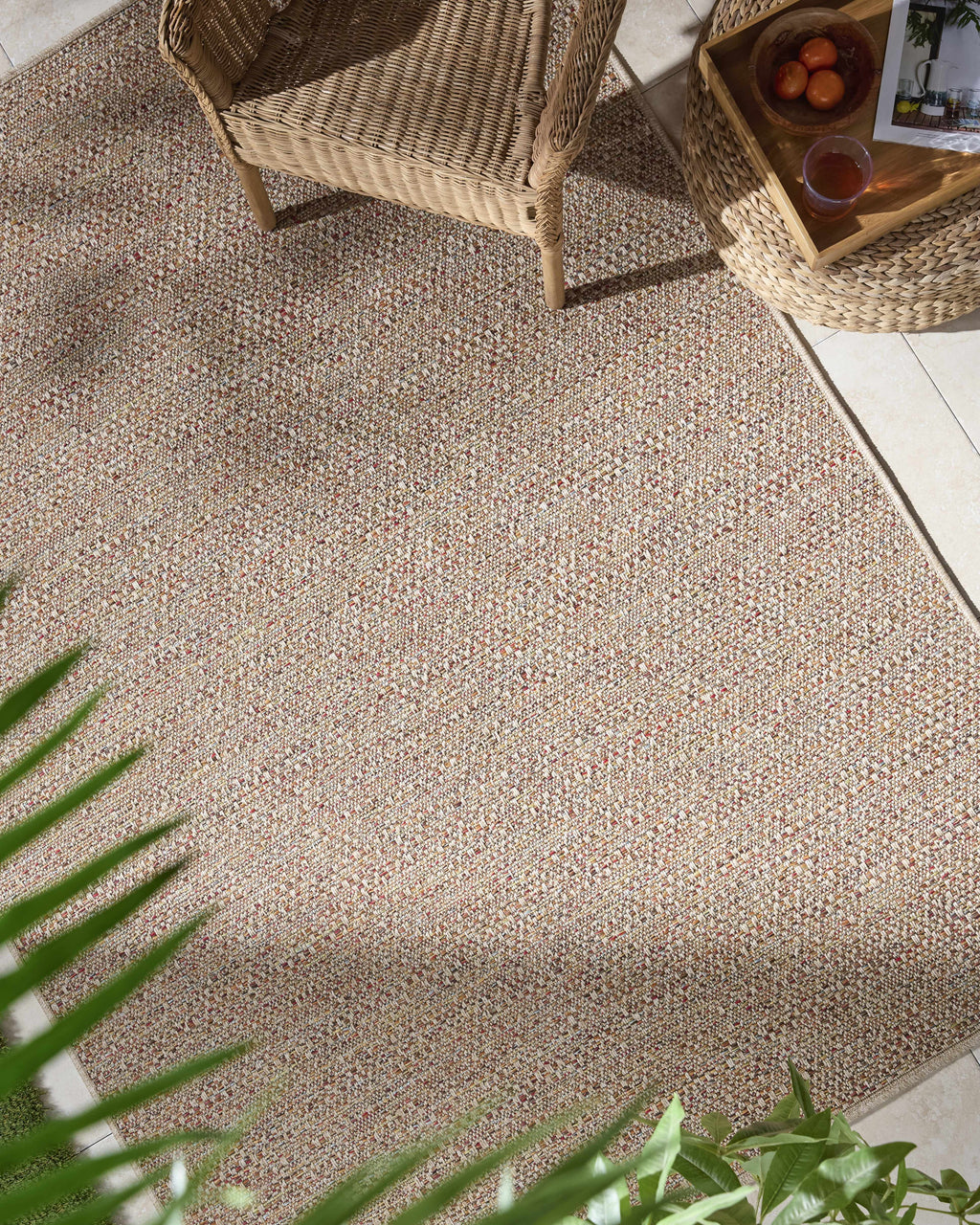 Thanh Beige Outdoor Area Rug