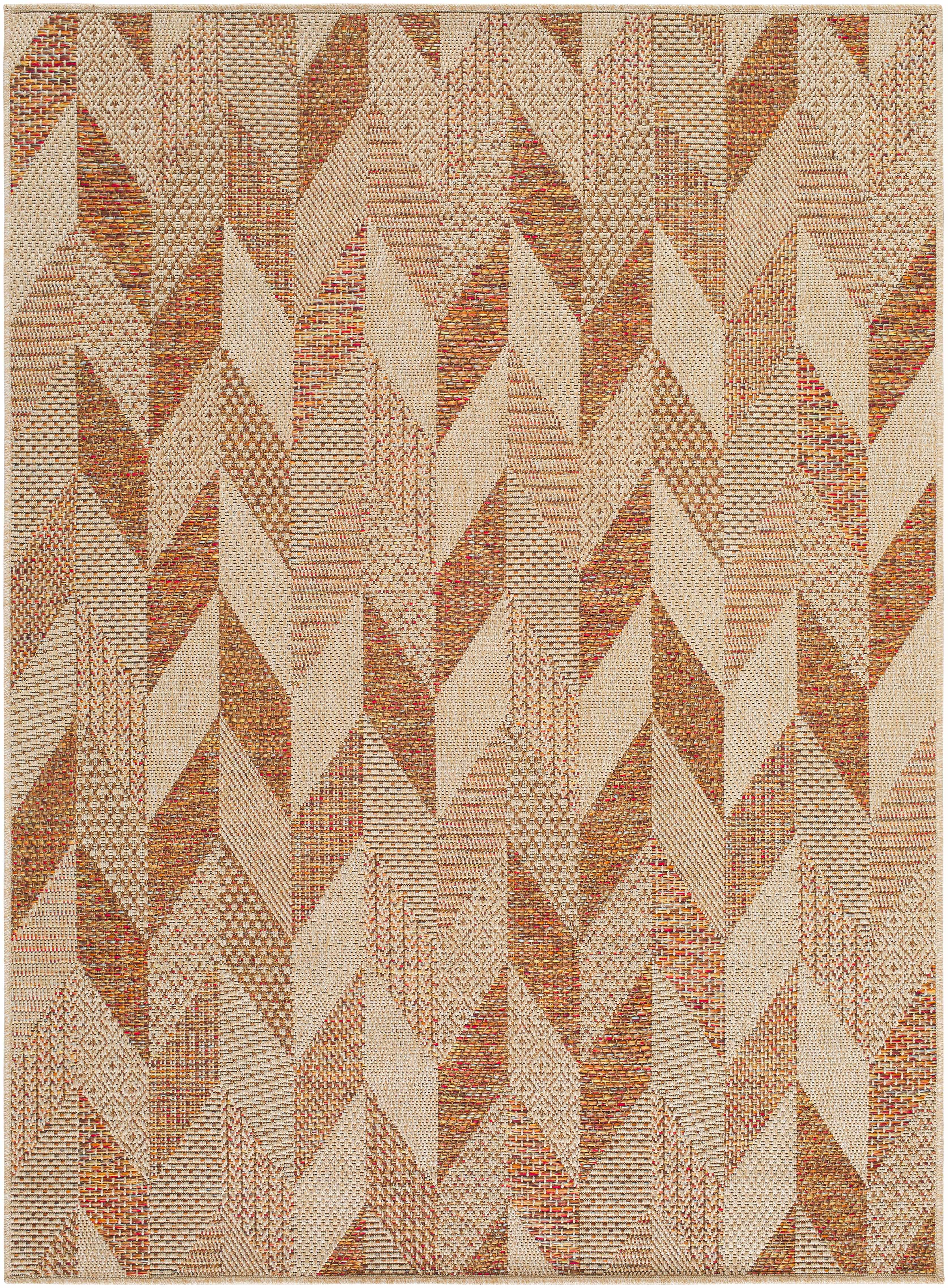 Andrea Burnt Sienna Outdoor Area Rug