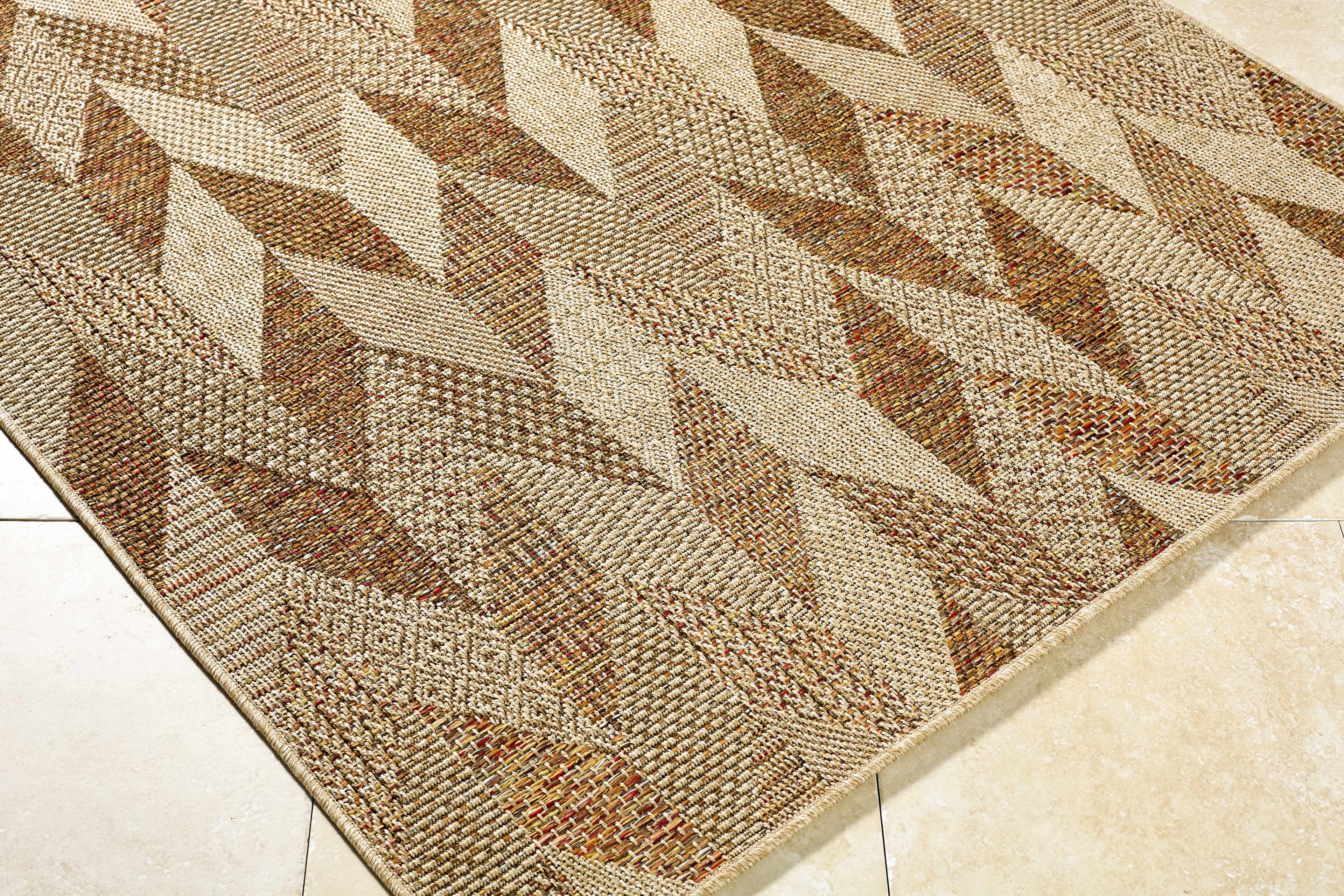 Andrea Burnt Sienna Outdoor Area Rug
