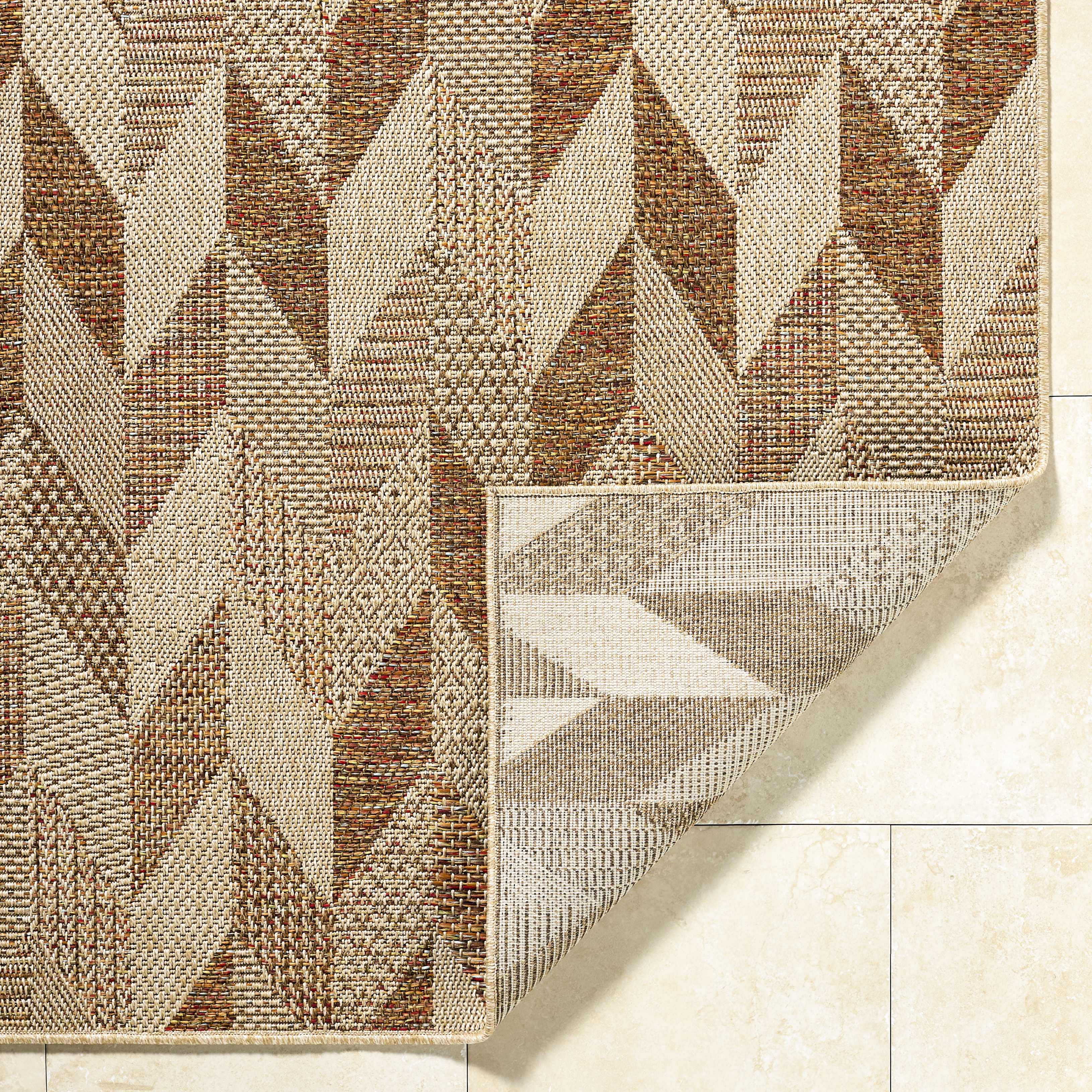 Andrea Burnt Sienna Outdoor Area Rug