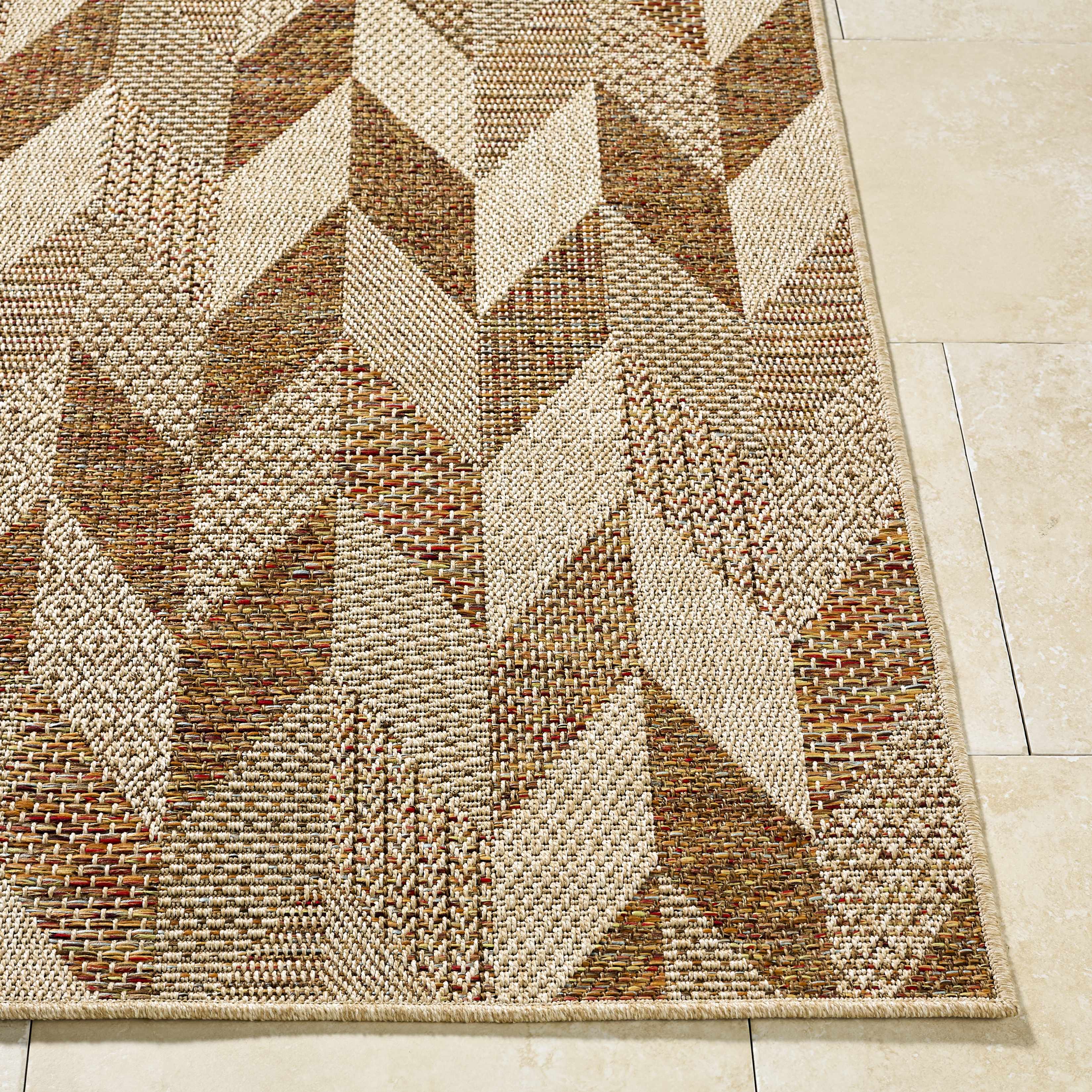 Andrea Burnt Sienna Outdoor Area Rug