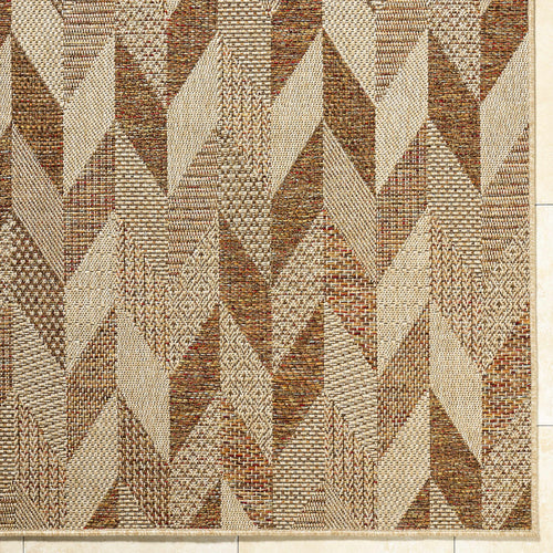 Andrea Burnt Sienna Outdoor Area Rug