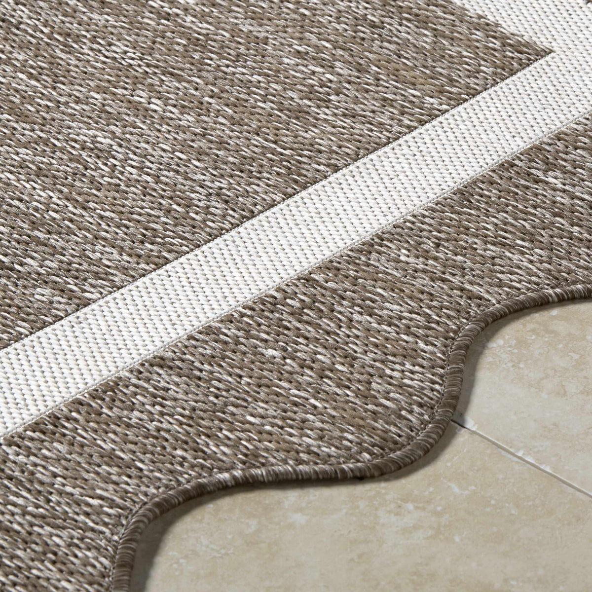 Varro Dark Brown Outdoor Area Rug