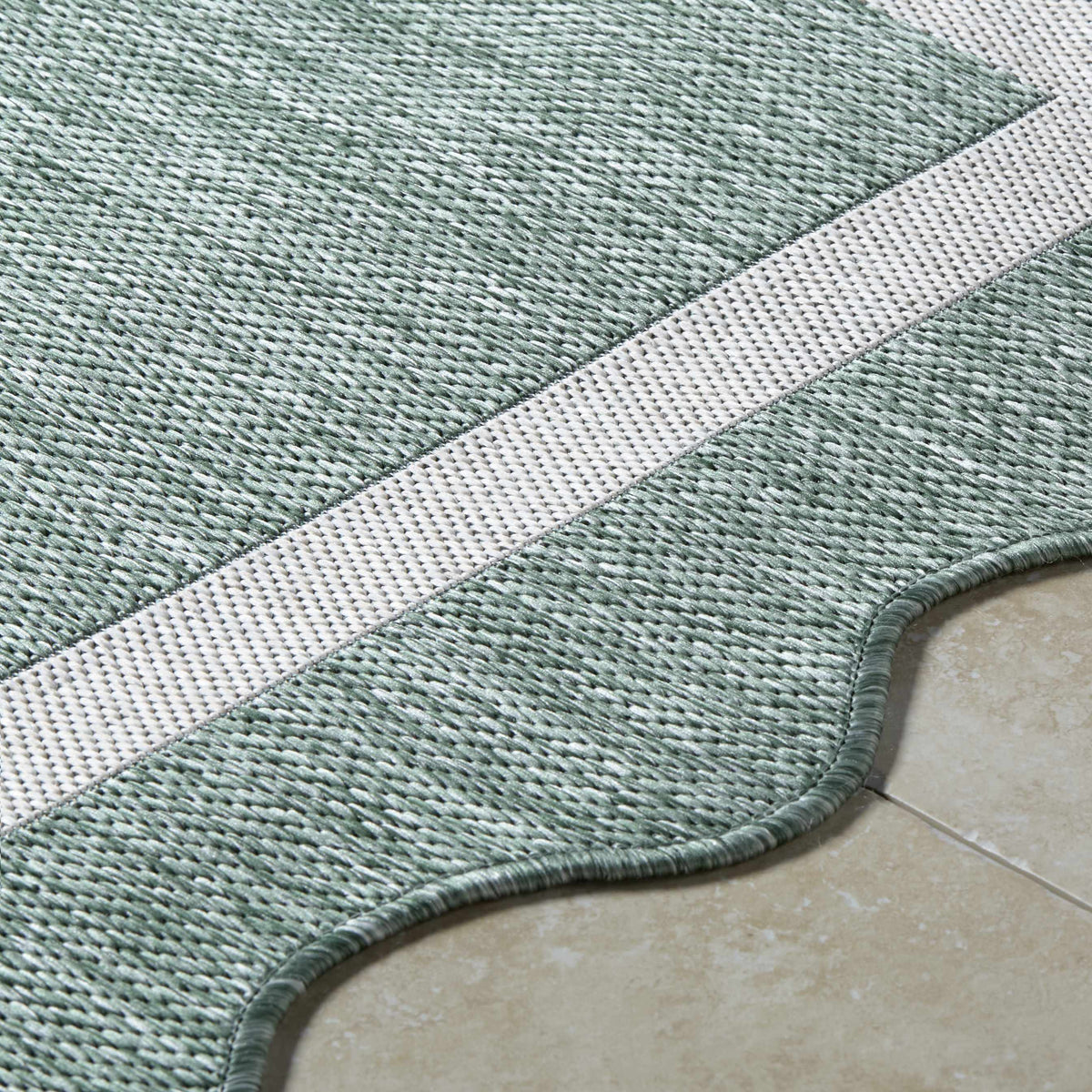 Varro Medium Green Outdoor Area Rug