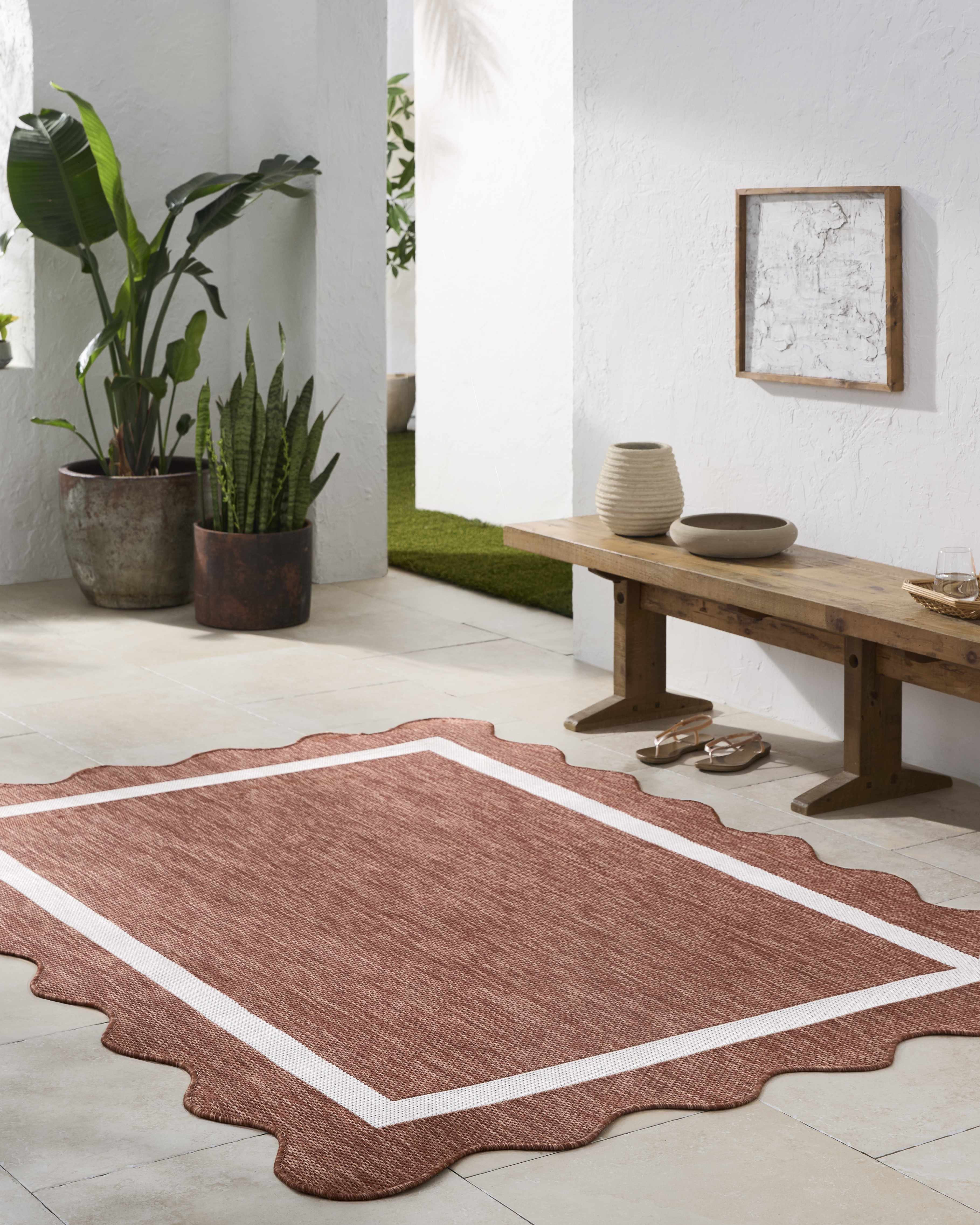 Varro Cream Outdoor Area Rug