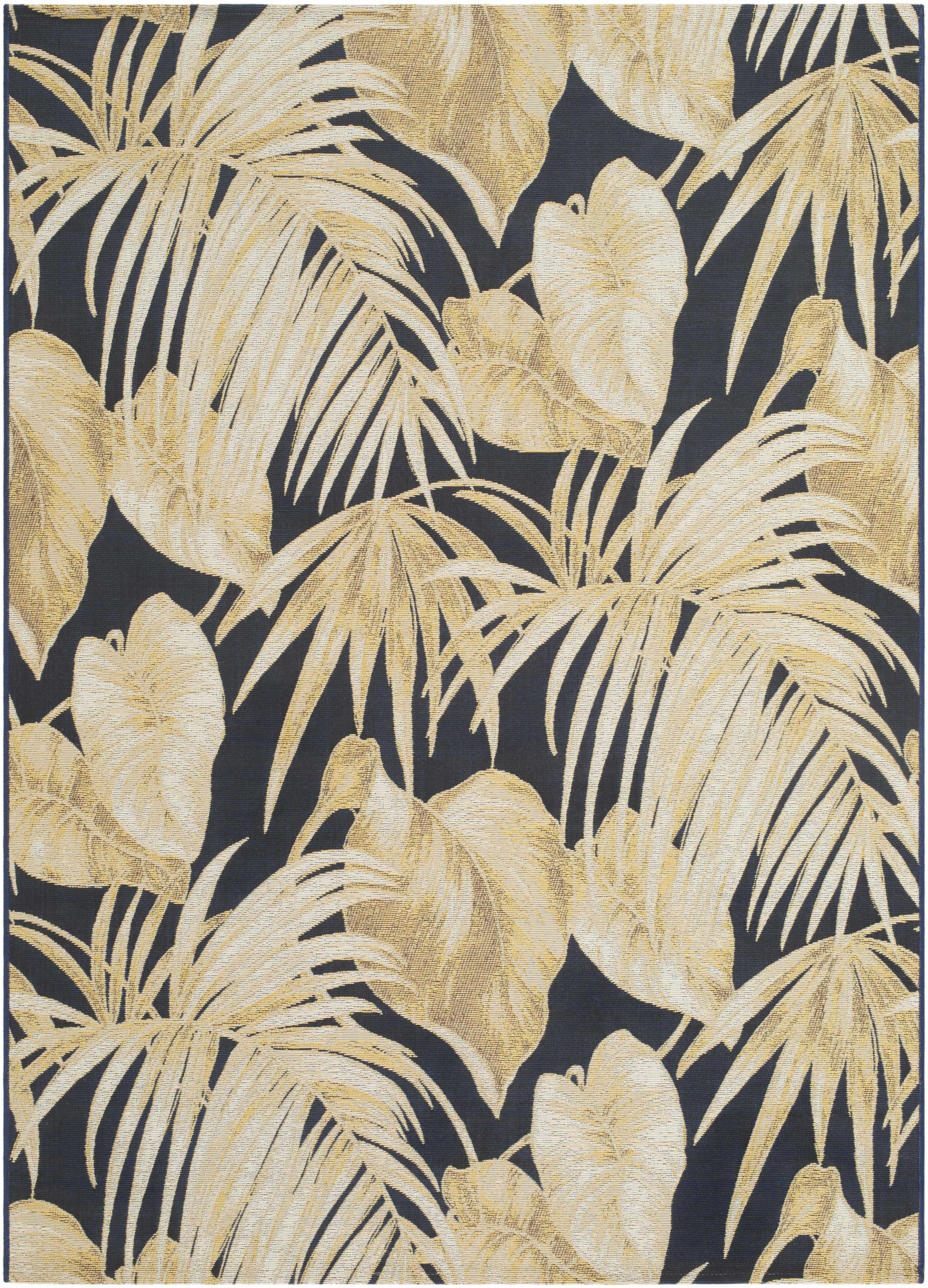 Amirah Midnight Blue Outdoor Area Rug