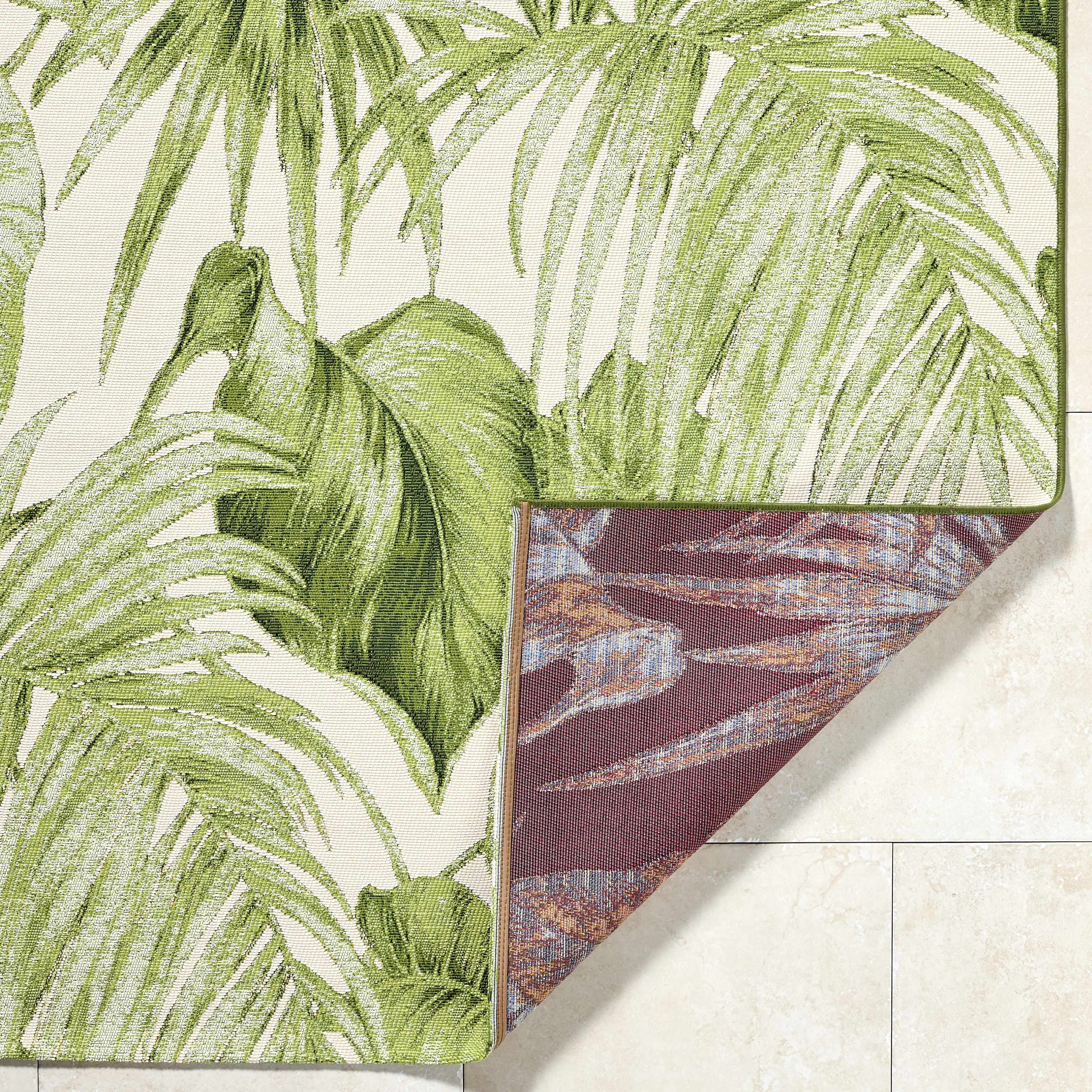 Amirah Green Outdoor Area Rug