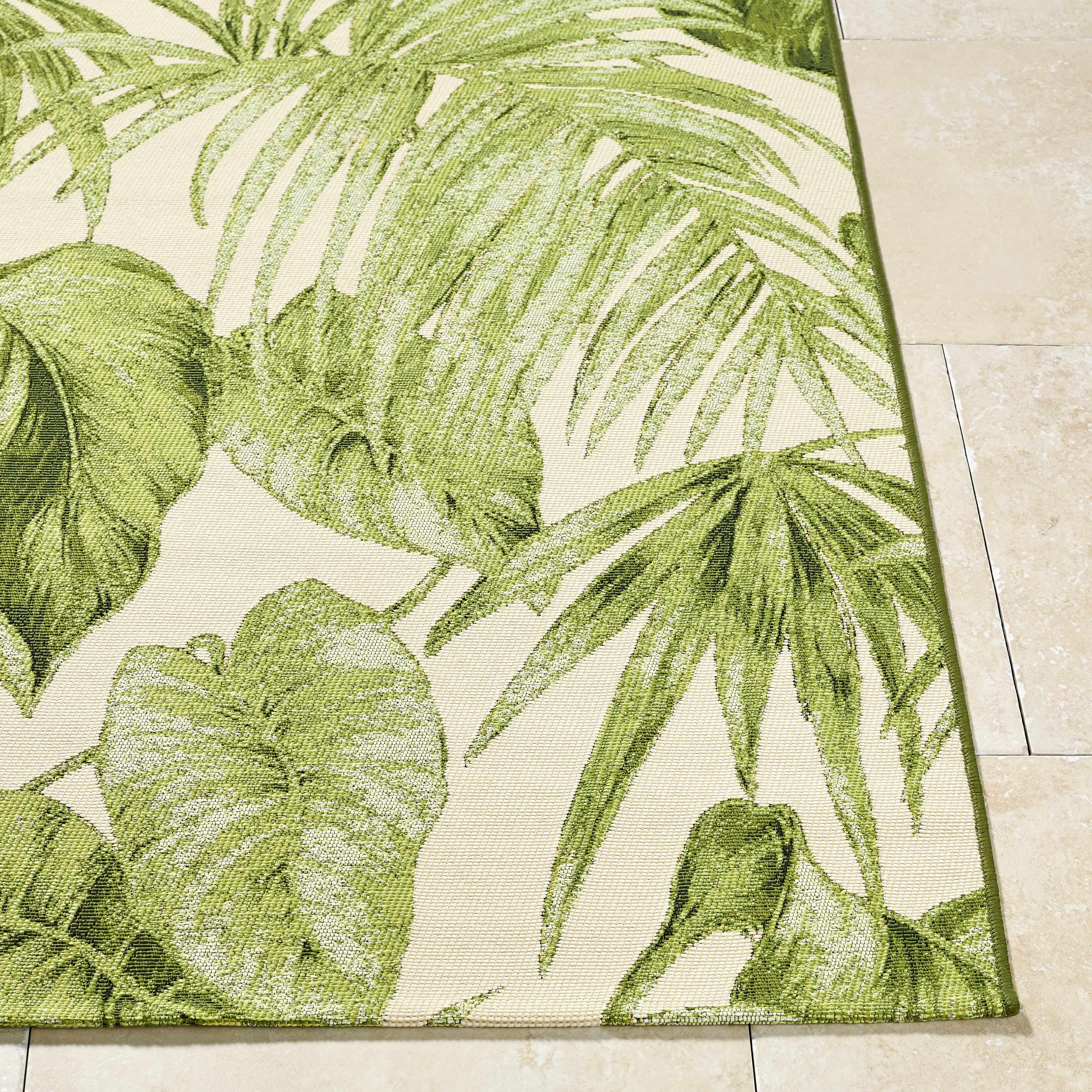 Amirah Green Outdoor Area Rug