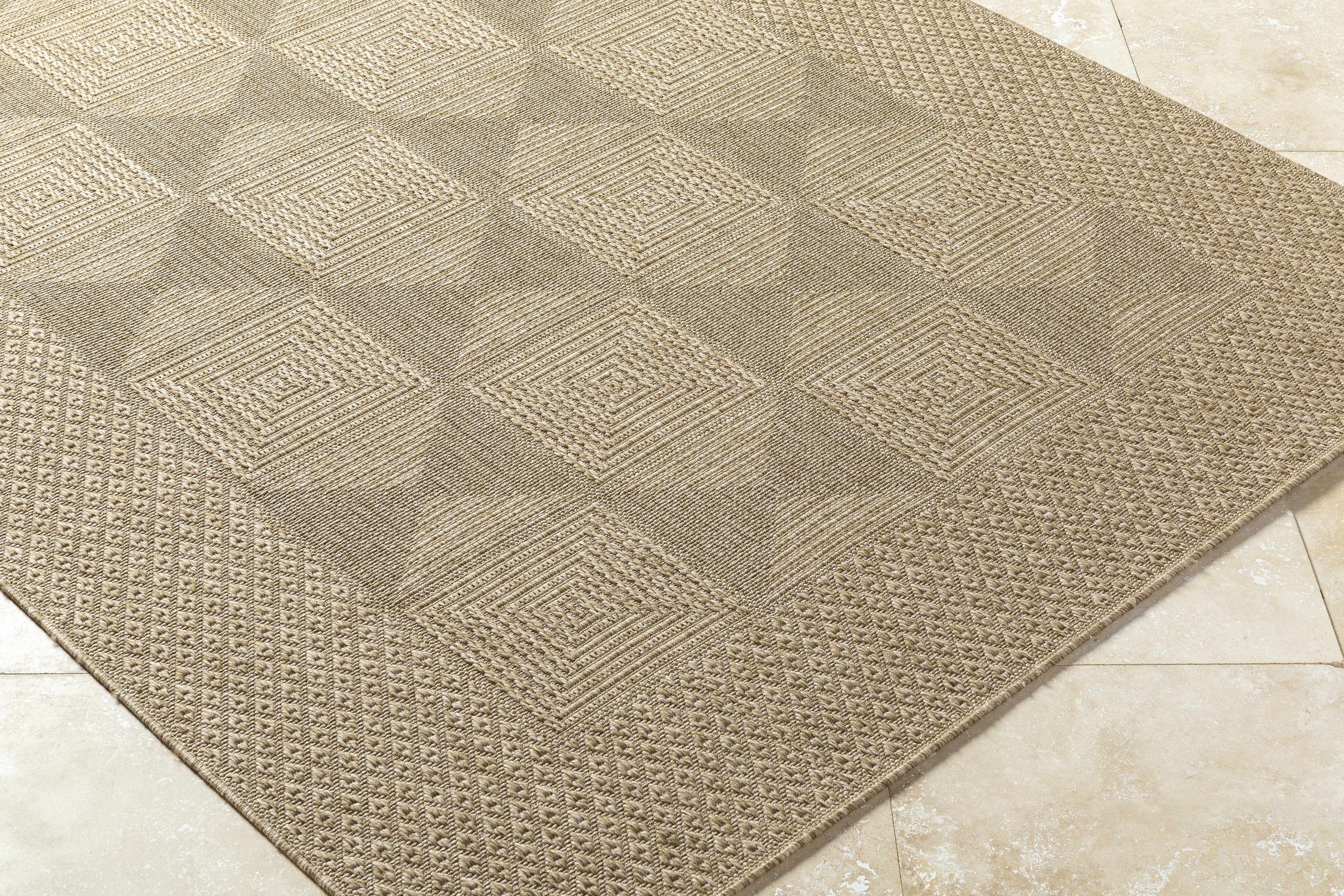 Anabia Brown Outdoor Area Rug