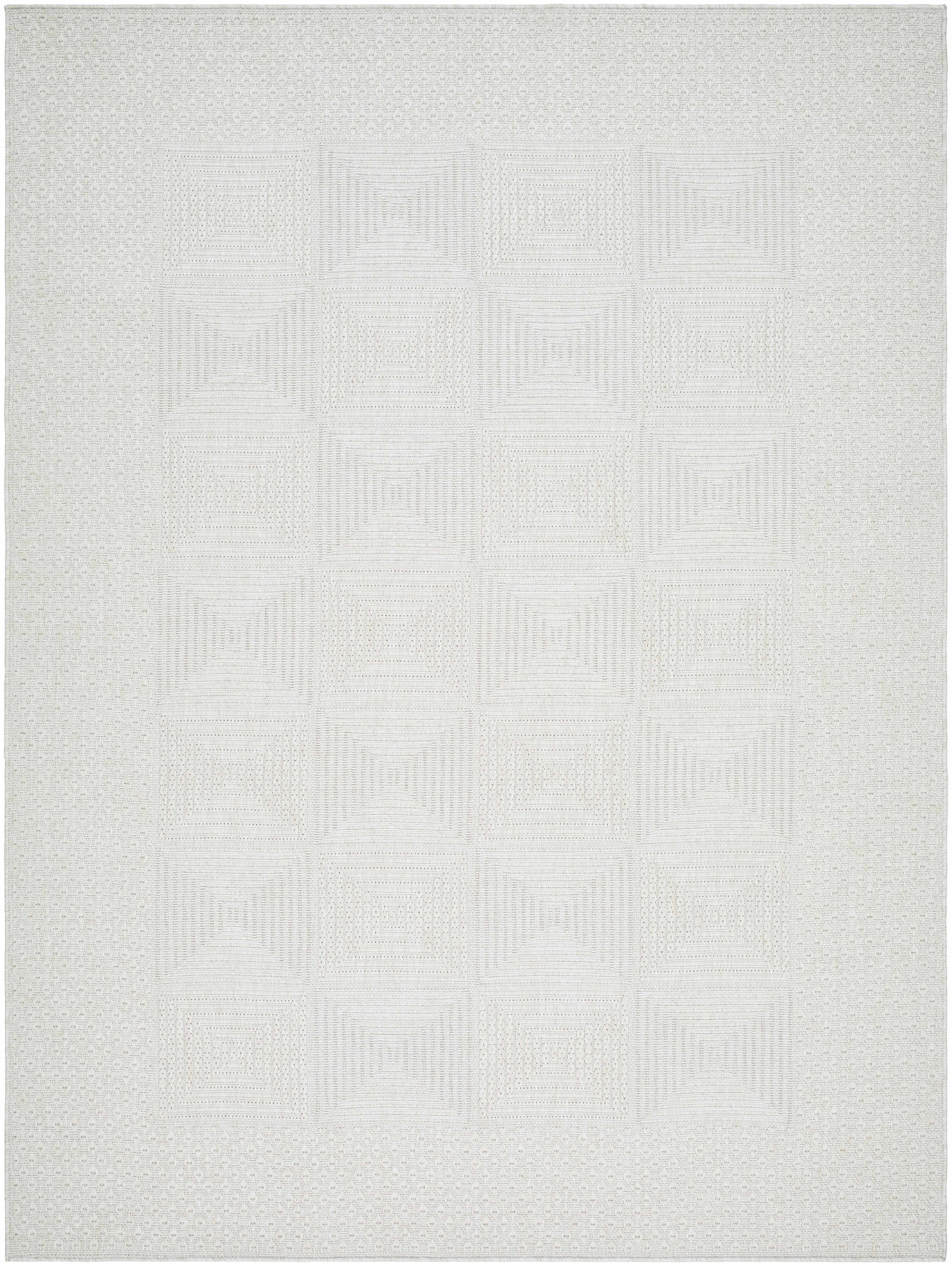 Anabia White Outdoor Area Rug