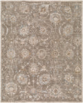Wokii Gray Floralnature Area Rug