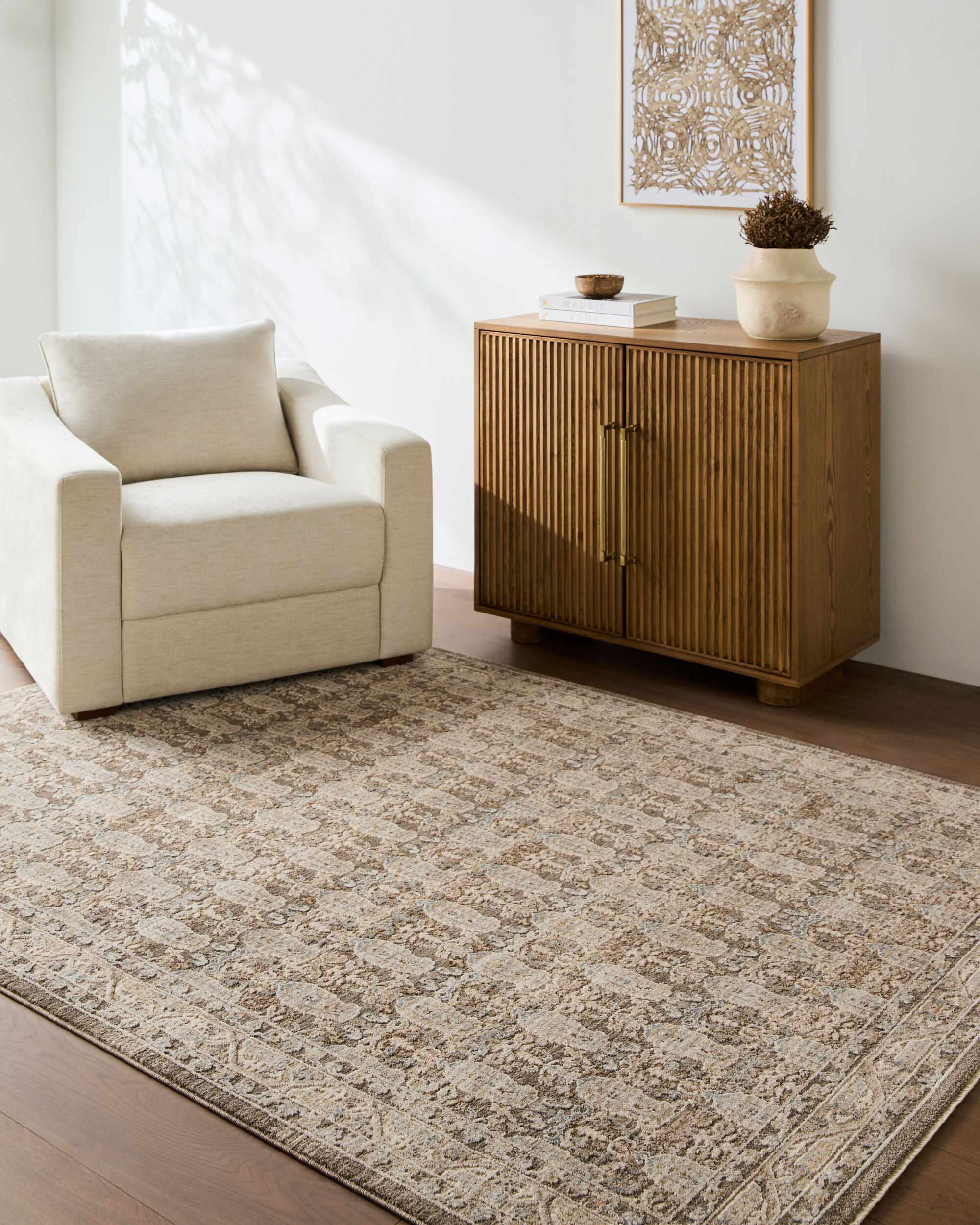 Jizu Charcoal Persian Area Rug