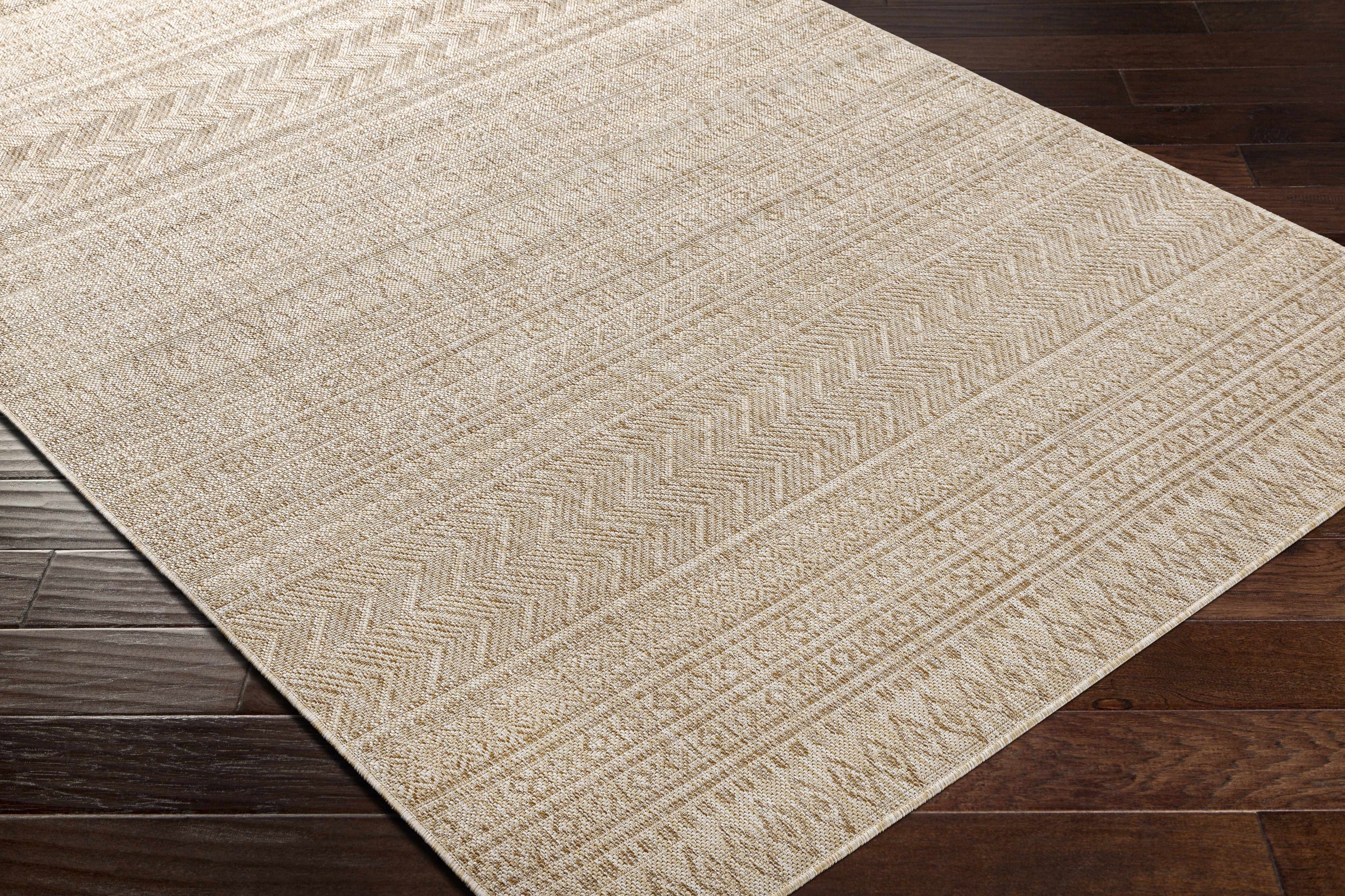 Madras Cream All Over Performance Outdoor Rug