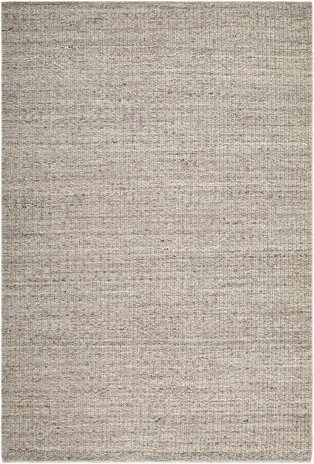 Nikie Taupe Abstract Hand Woven Wool Area Rug