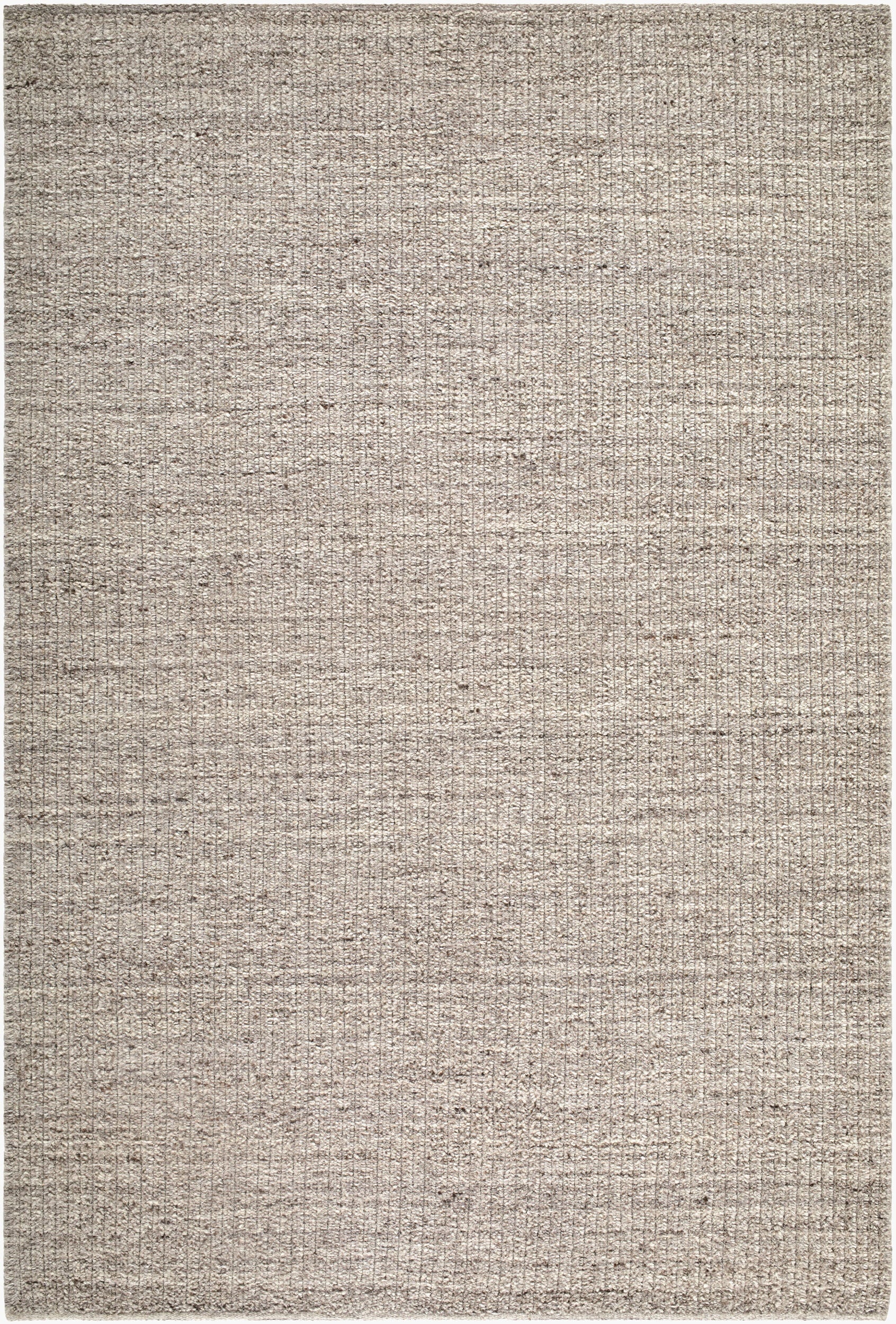 Nikie Taupe Abstract Hand Woven Wool Area Rug