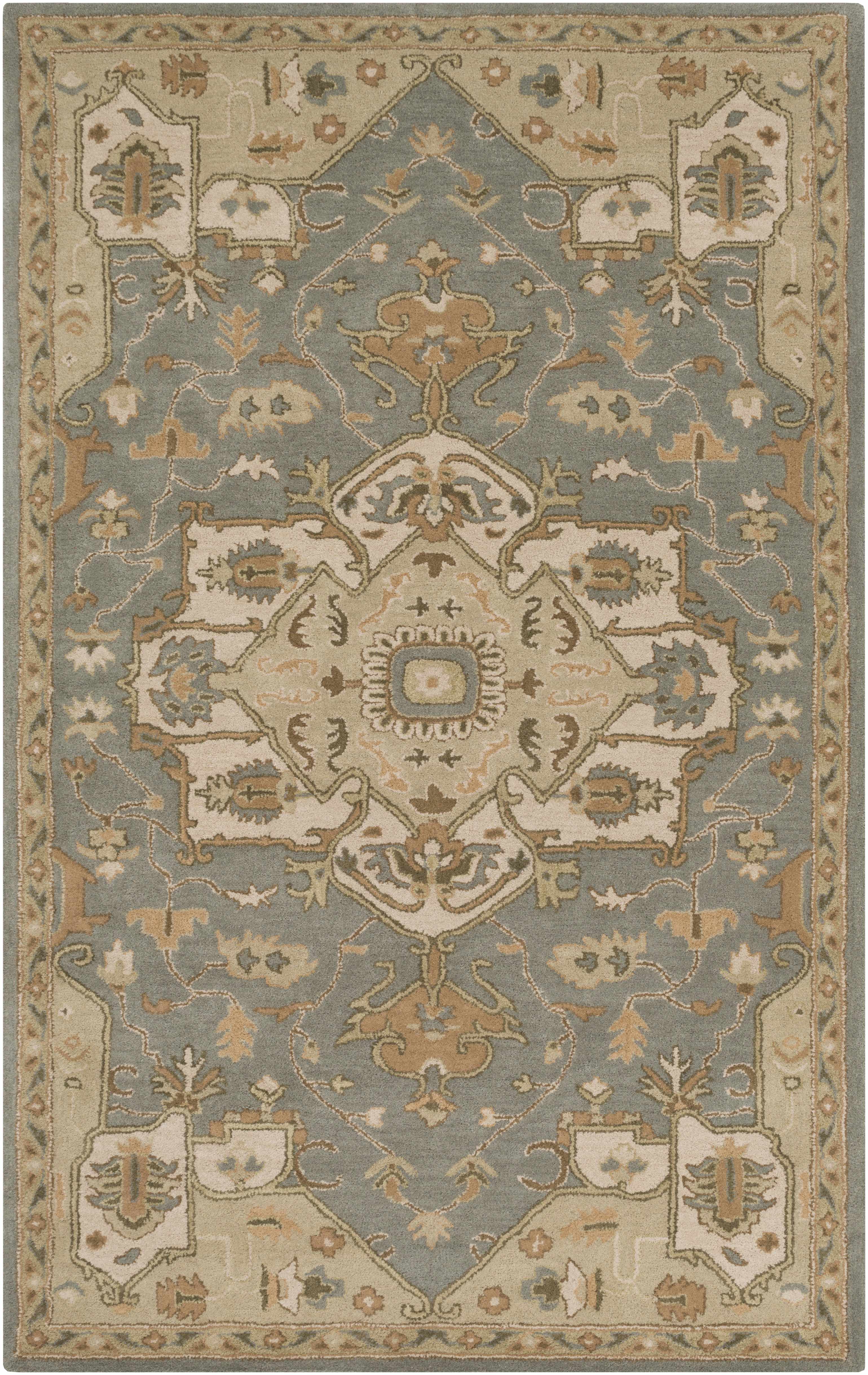 Broomfield Gray 1144 Wool Area Rug