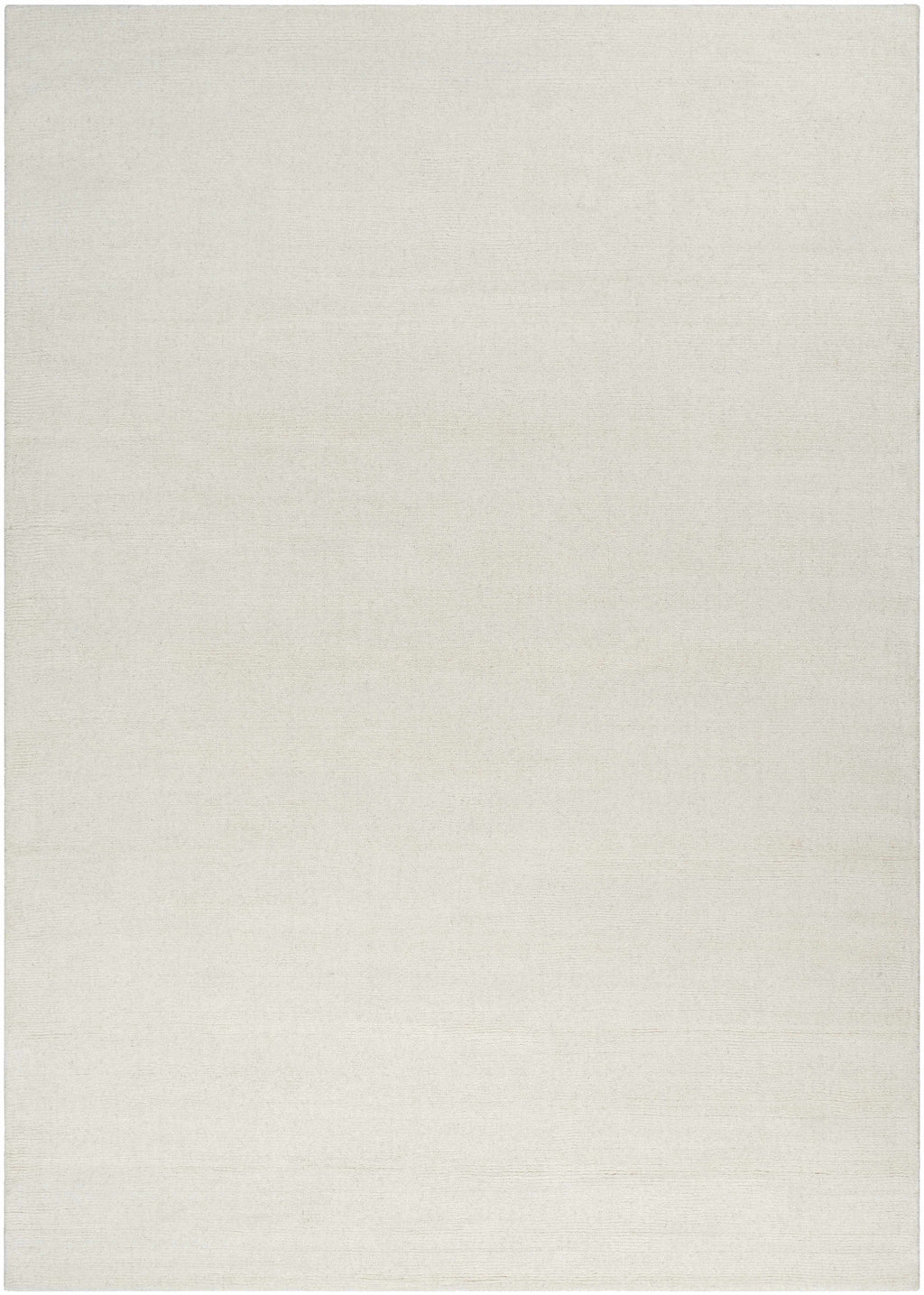 Brockton Solid Light Beige Wool Rug
