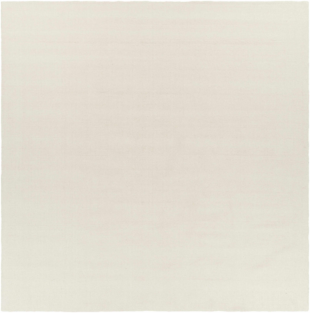 Brockton Solid Light Beige Wool Rug