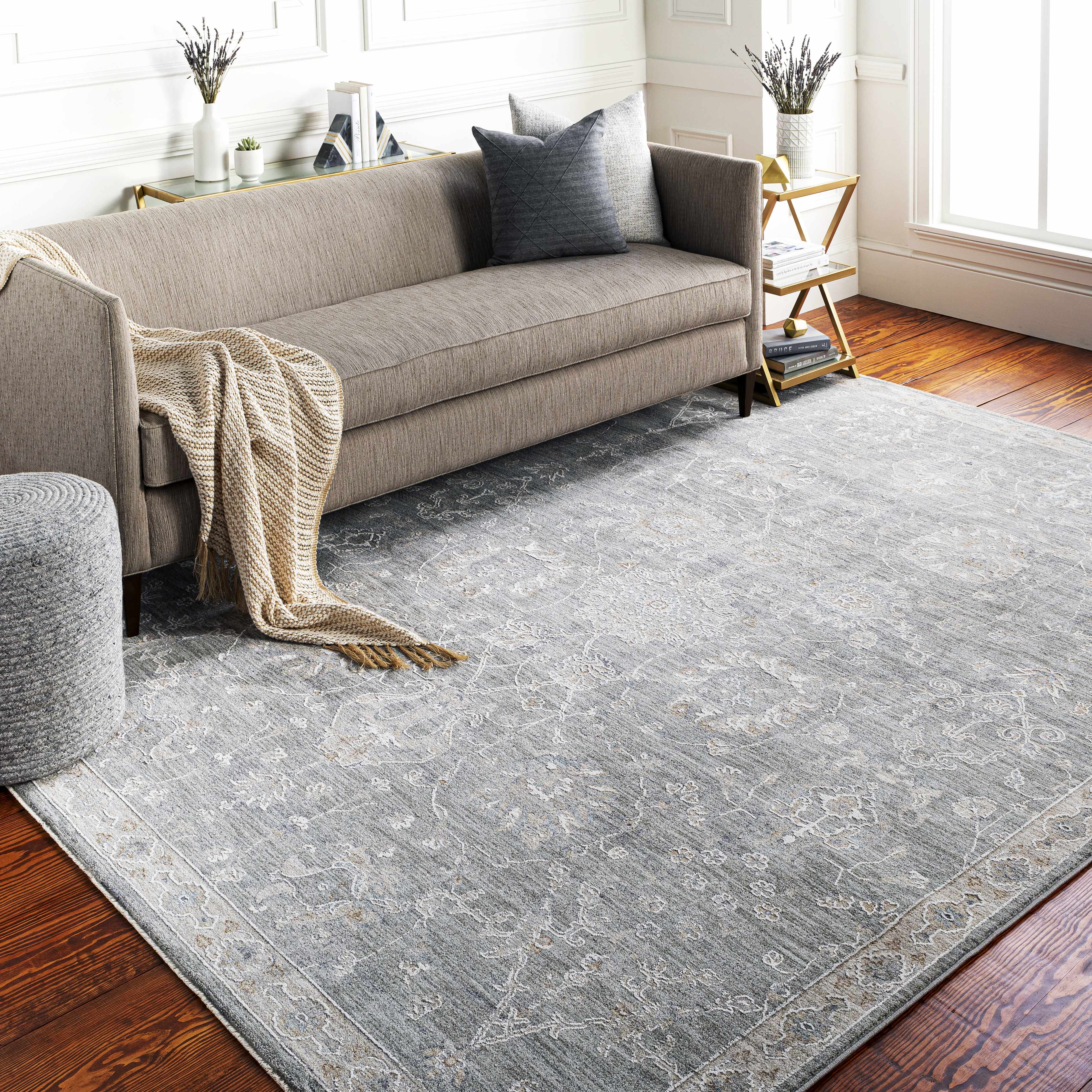Monterey Gray Thick Luxe Persian Rug