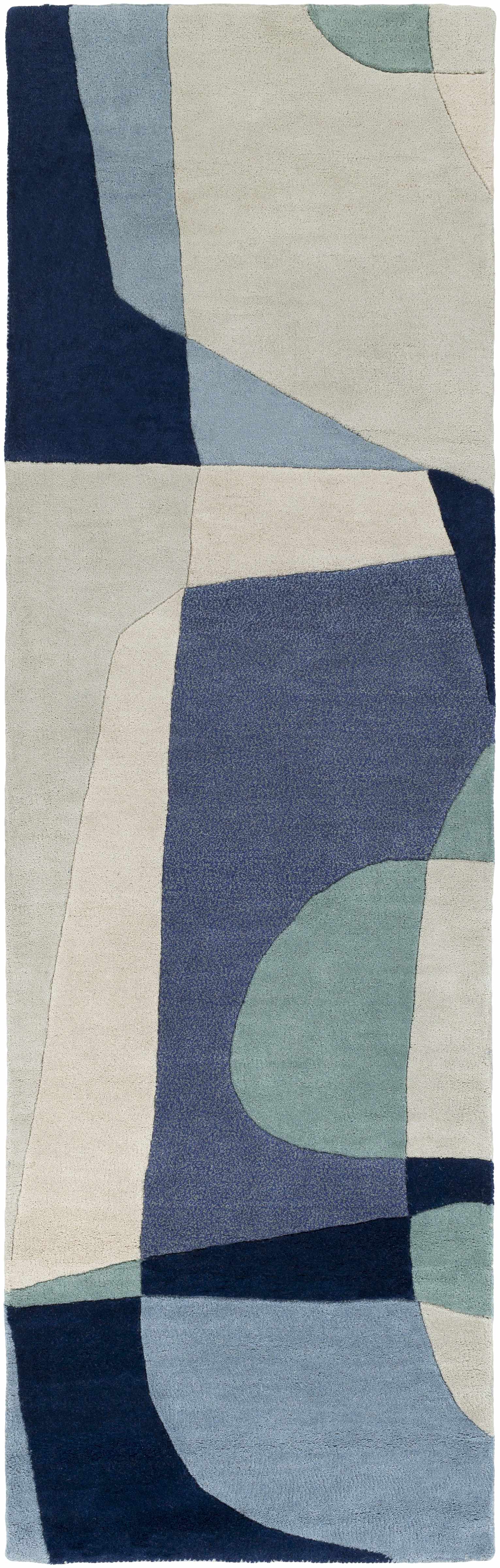Crawfordsville Modern Hand Tufted Wool Rug