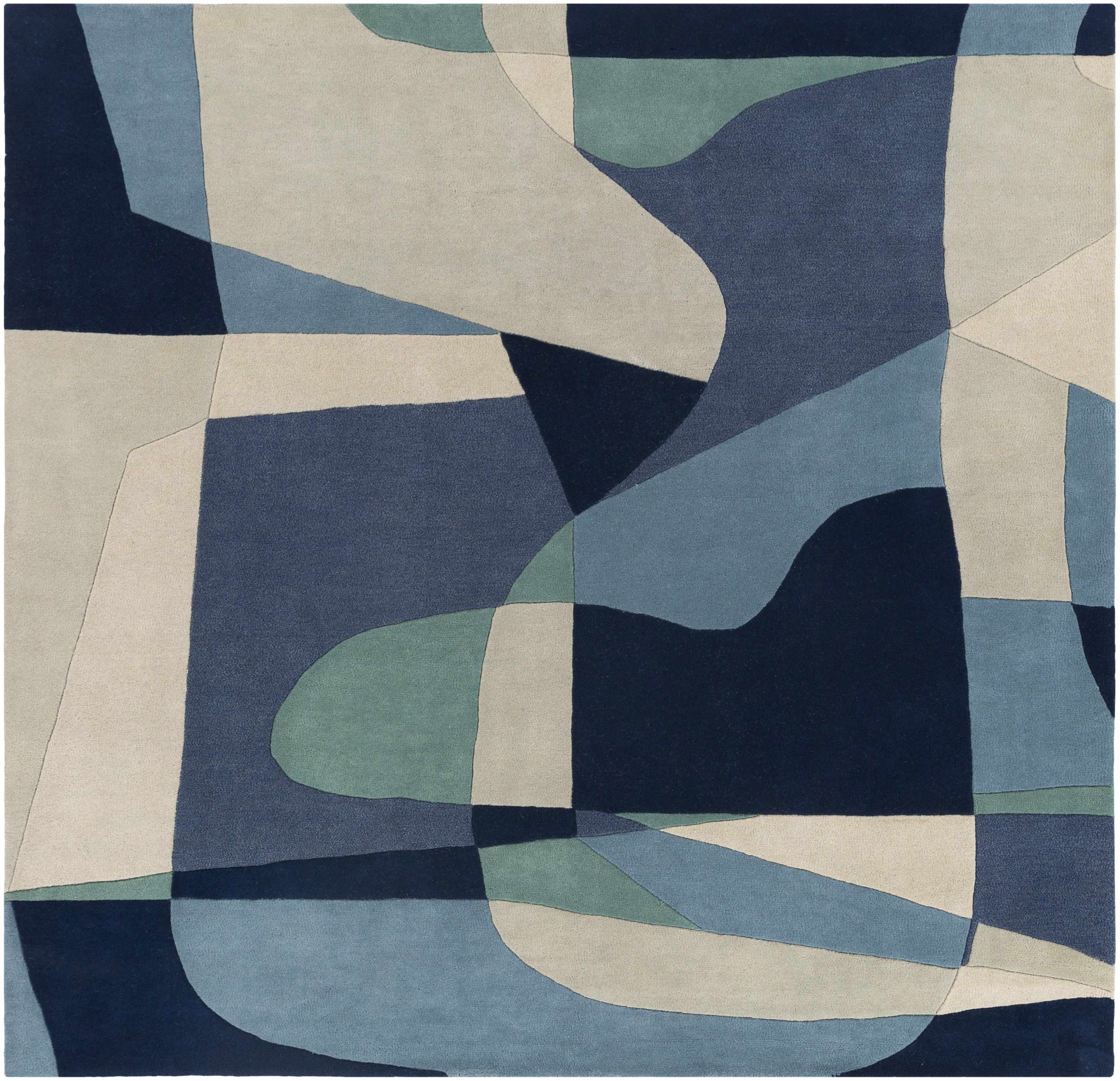 Crawfordsville Modern Hand Tufted Wool Rug